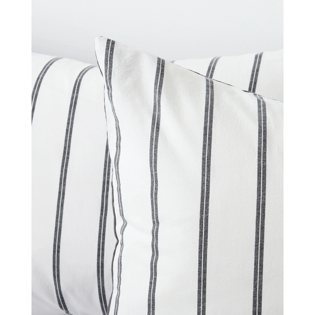 4 Arlo Stonewash Stripe 2 Pack Pillowcases
 - Queen Bed
 - Black, 4 of 4