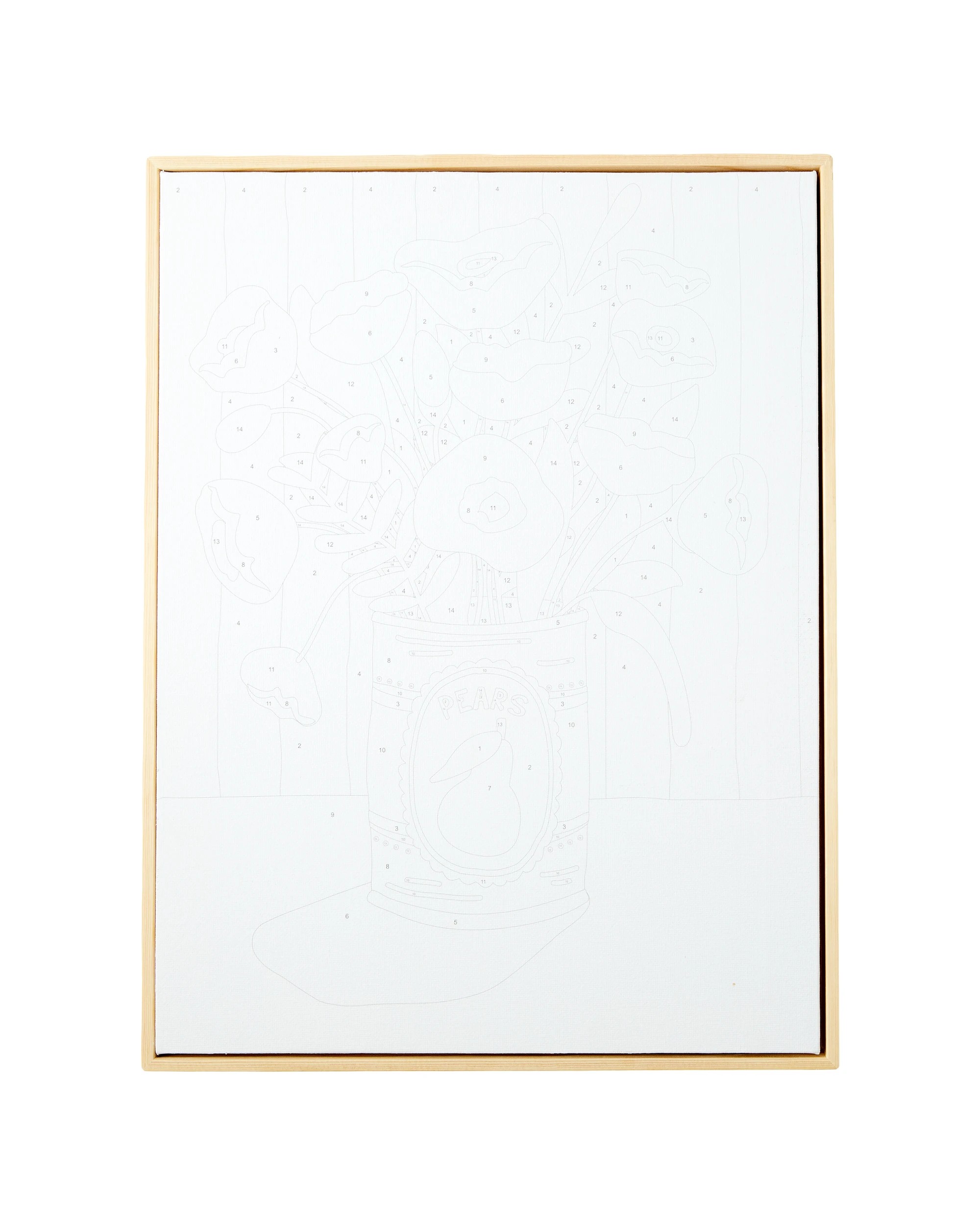 2 Paint by Numbers Framed Canvas Kit - Floral, 2 of 3