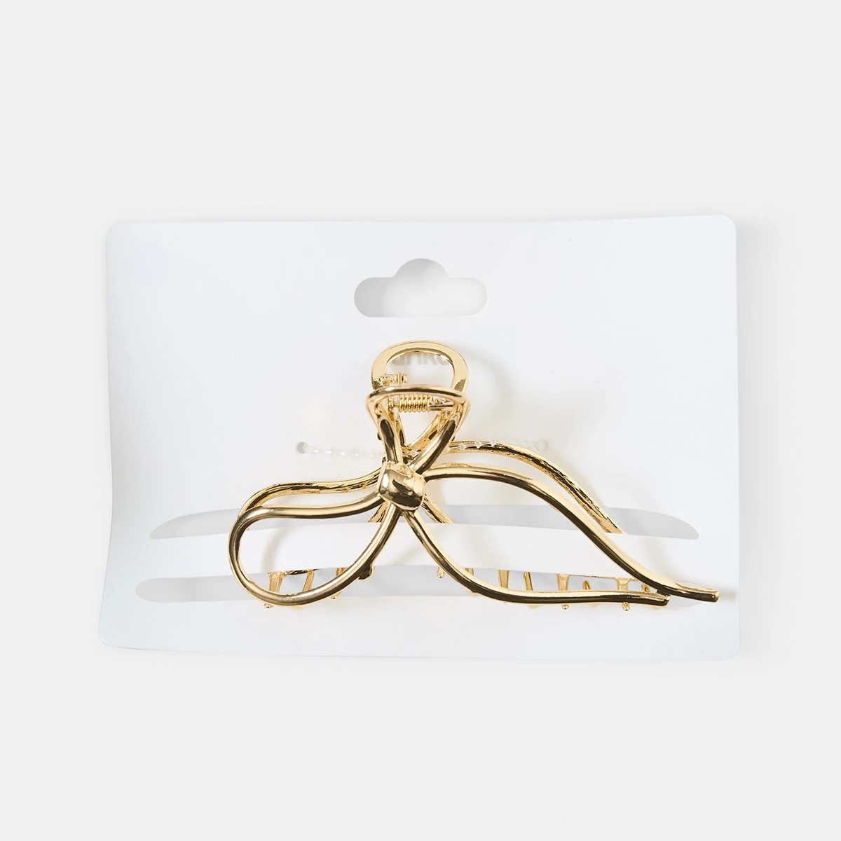 4 Gold Tone Metal Bow Claw Hair Clip, 4 of 4