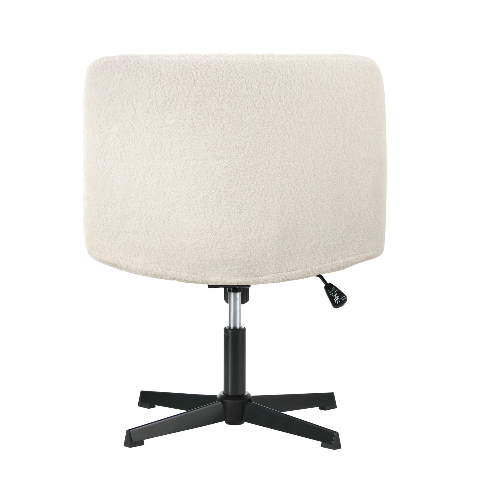 4 Oikiture Armless Office Desk Chair Sherpa
 - White, 4 of 10