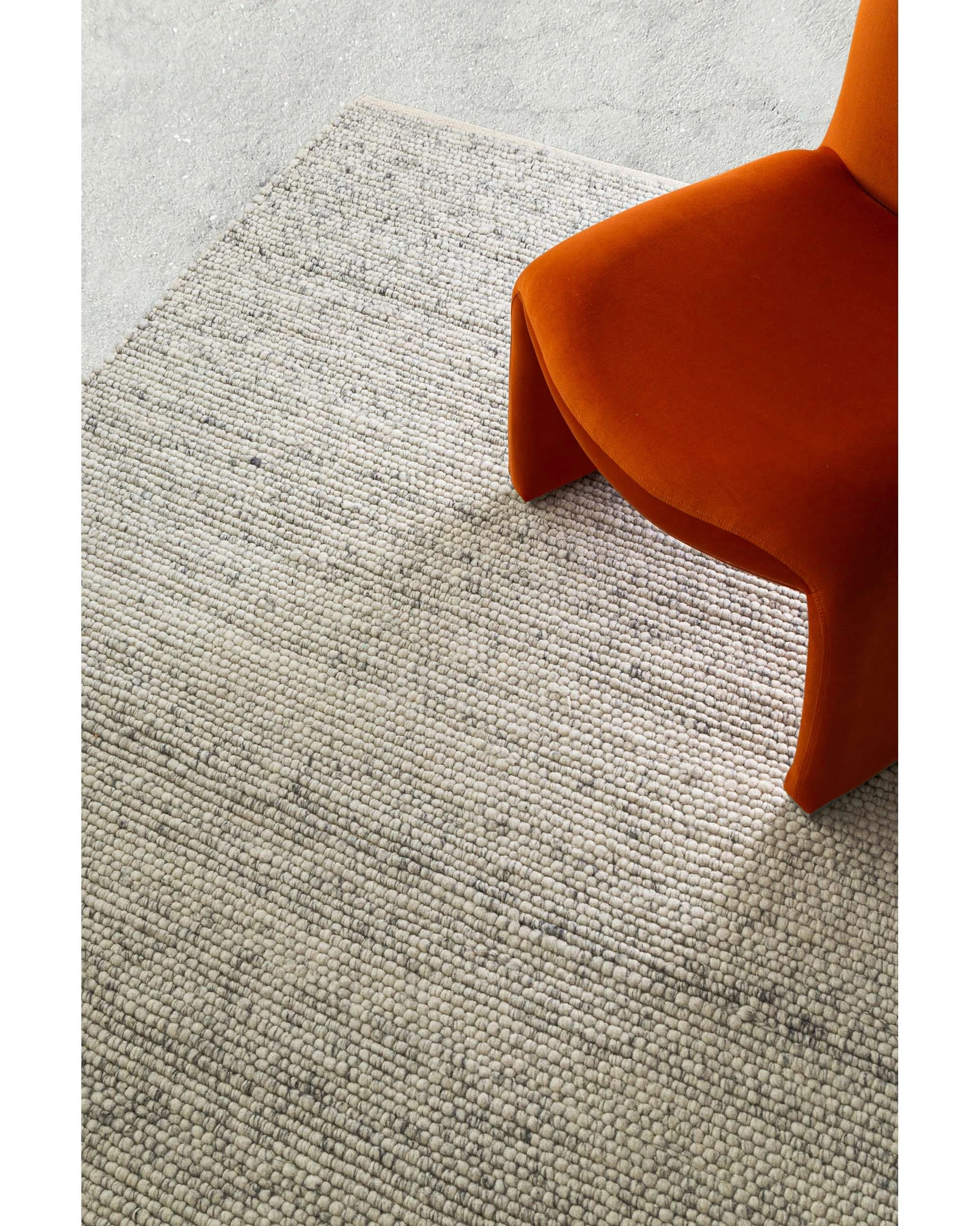 3 Loopsie Mackenzie Neutral Marbled Wool Rug-280cm x 190cm - White, 3 of 8