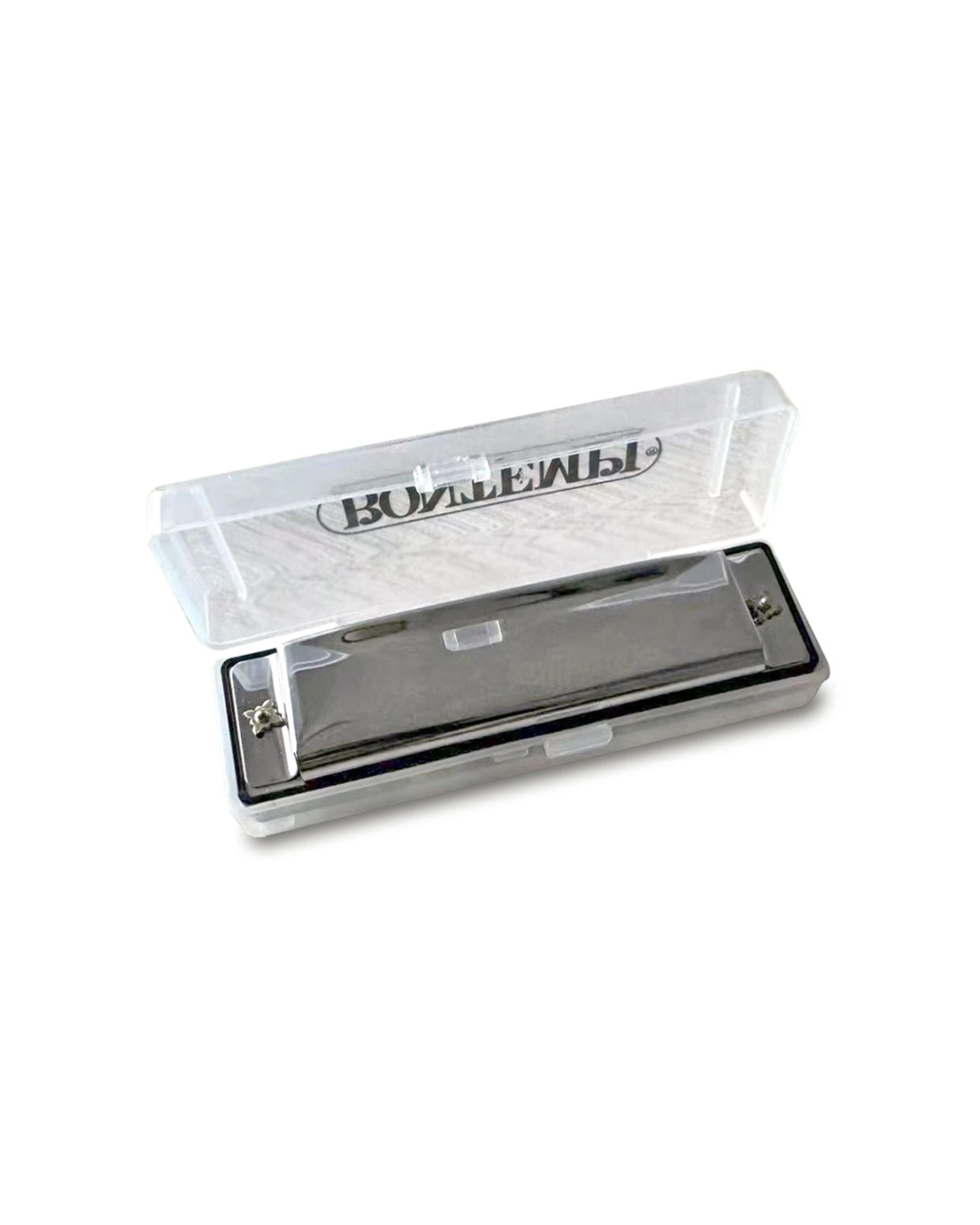 1 Bontempi Metal Harmonica 10 Note With Plastic Case Compact Music Instrument - Multi, 1 of 4