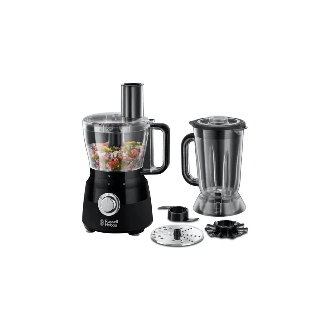 1 Russell Hobbs 2.5 Litre Desire Food Processor - Matte Black, 1 of 1