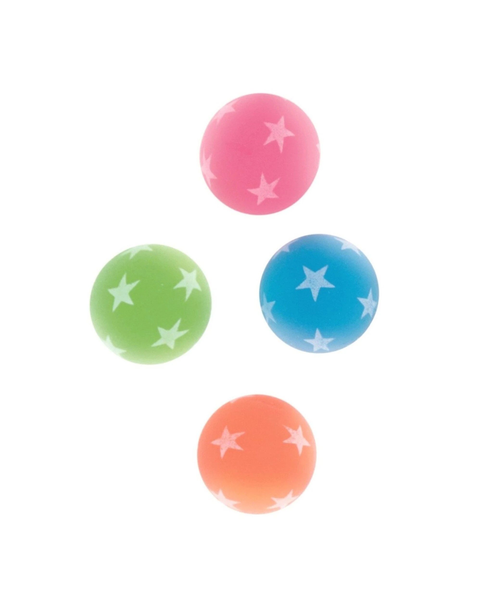 1 Unique Glow In The Dark Bounce Balls Pack of 8, 1 of 2
