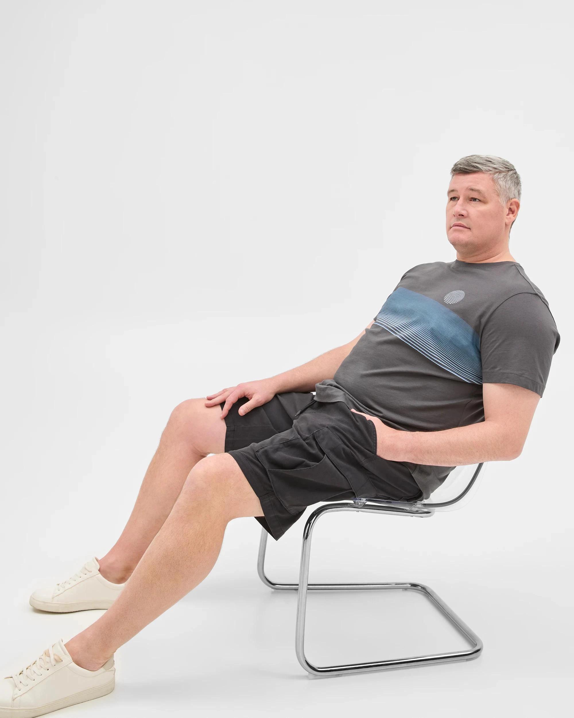 4 Target Plus Size Australian Cotton Fashion T-Shirt ASPHALT, 4 of 5