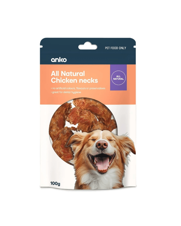 Pet Treat Chicken Necks 100g
