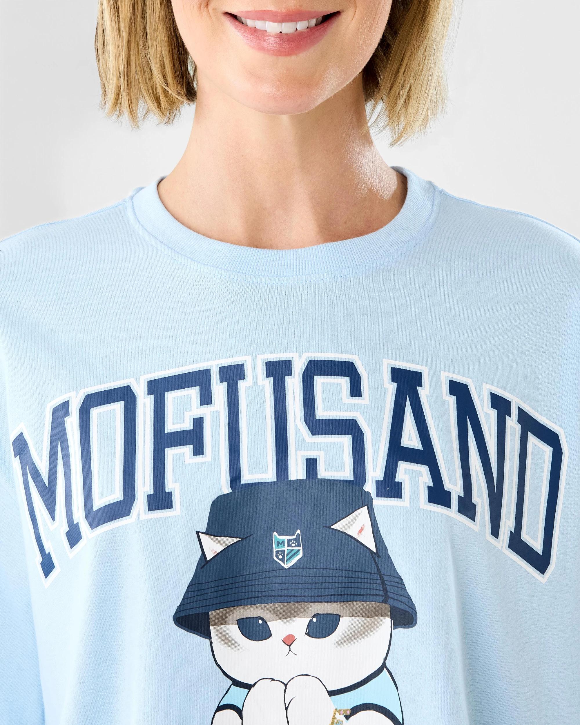 5 Mofusand License Short Sleeve Oversized T-shirt Mofusandpb, 5 of 6