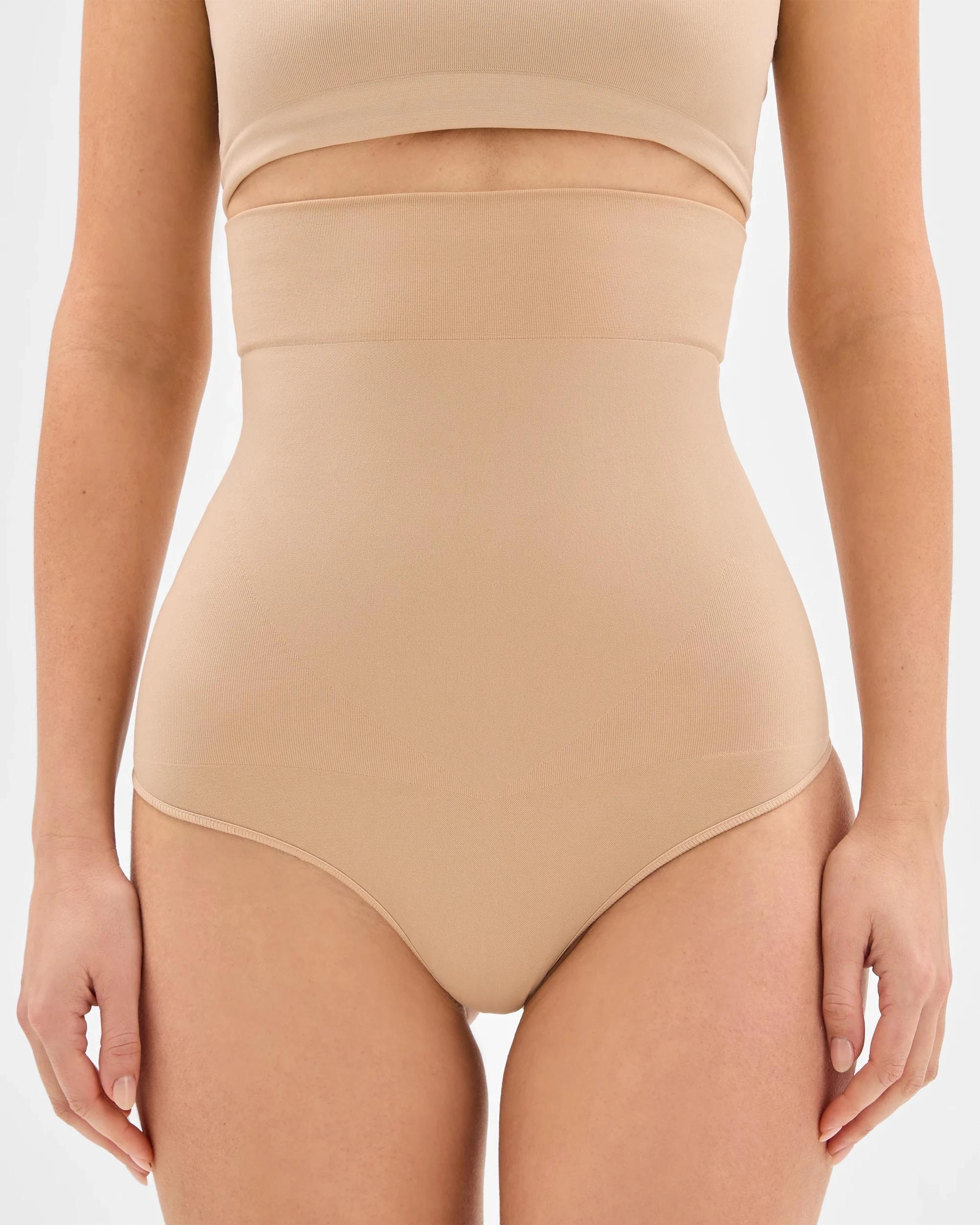 1 Target Woman Womens Seamless Sculp High Waisted G-String Shapewear NUDE, 1 of 3