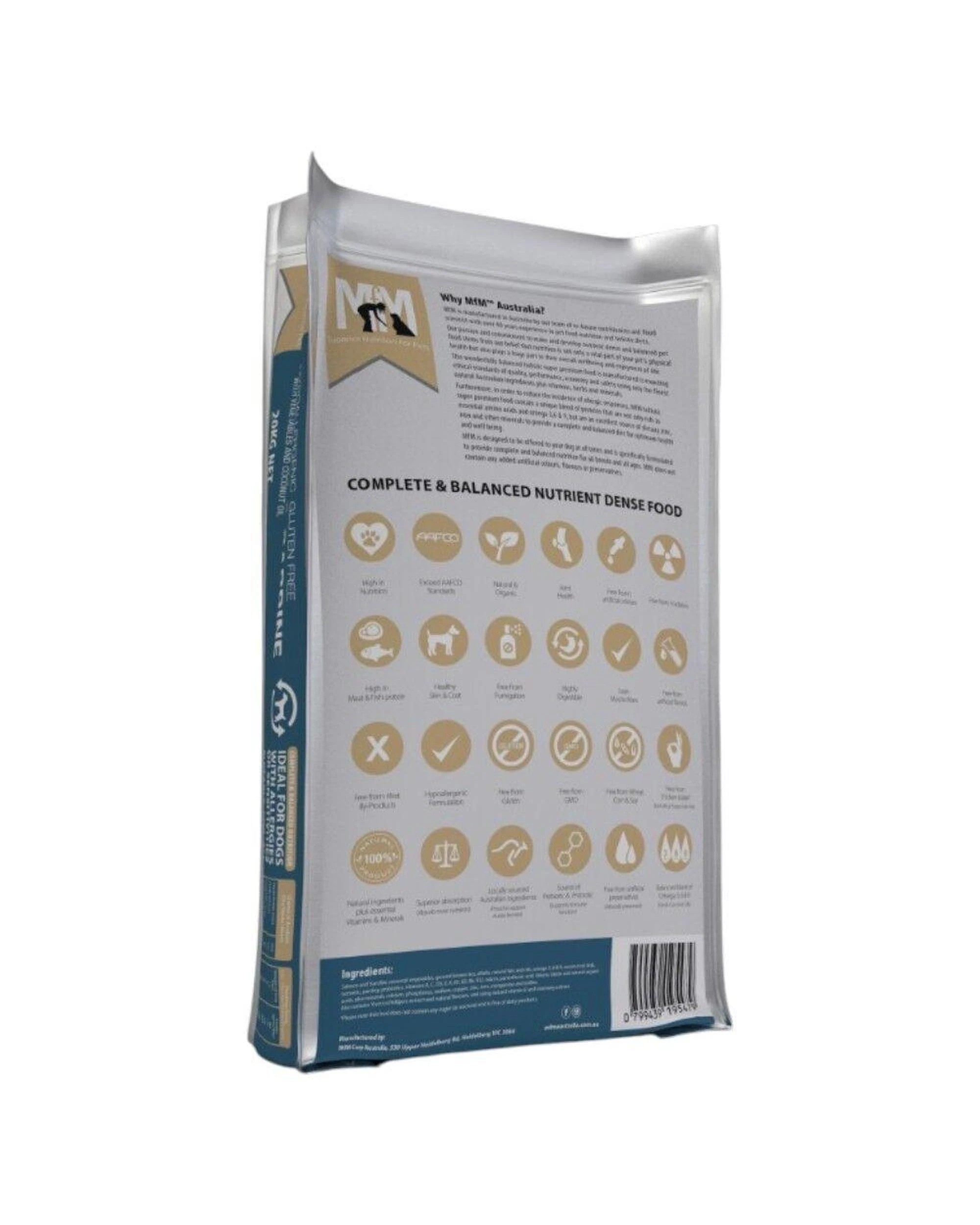 2 MFM Larger Size Kibble Gluten Free Salmon & Sardine Dog Food 20kg, 2 of 6