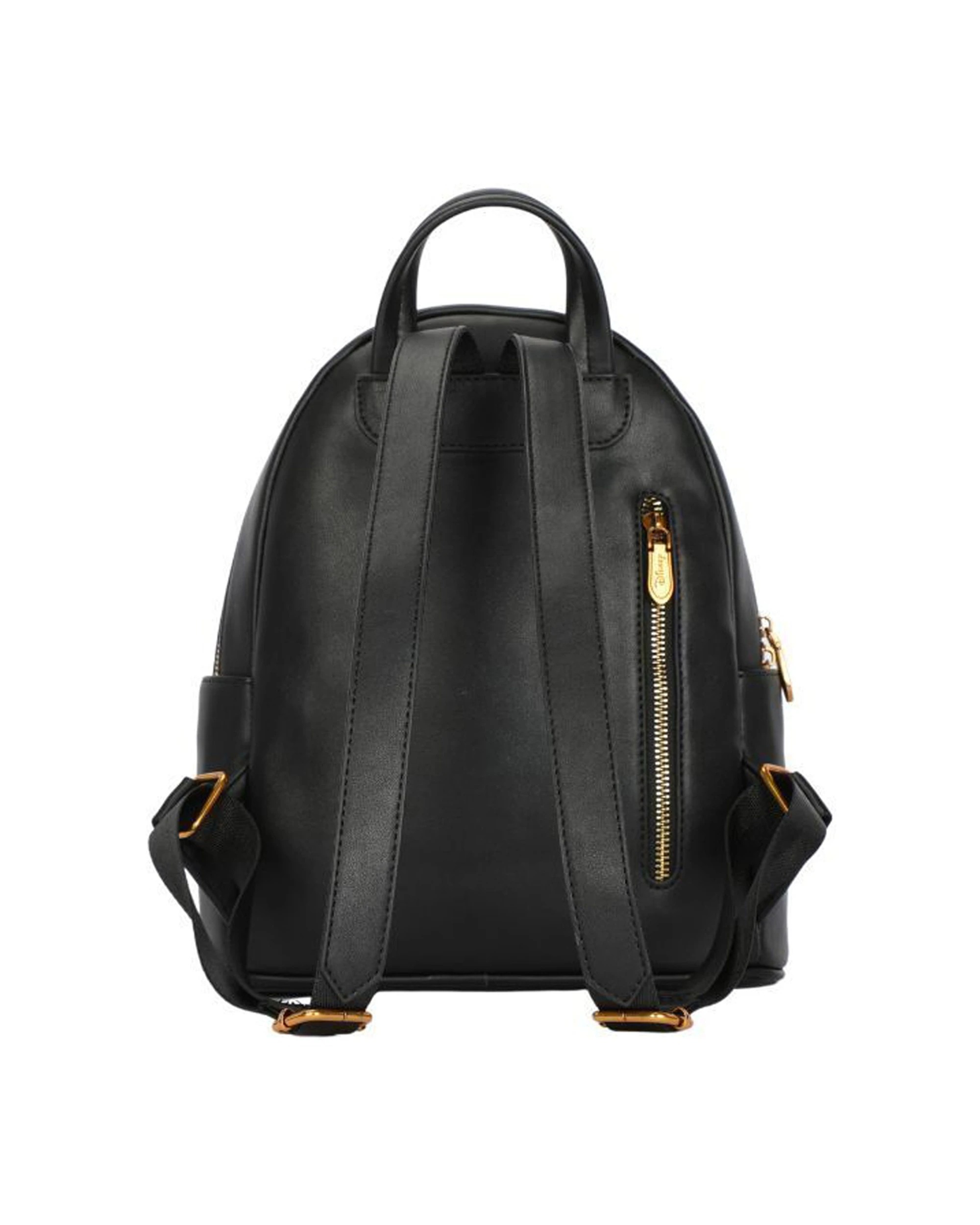 5 Disney Mickey Mouse PU Backpack Quilted Rucksack Officially Licensed Kids - Black, 5 of 5