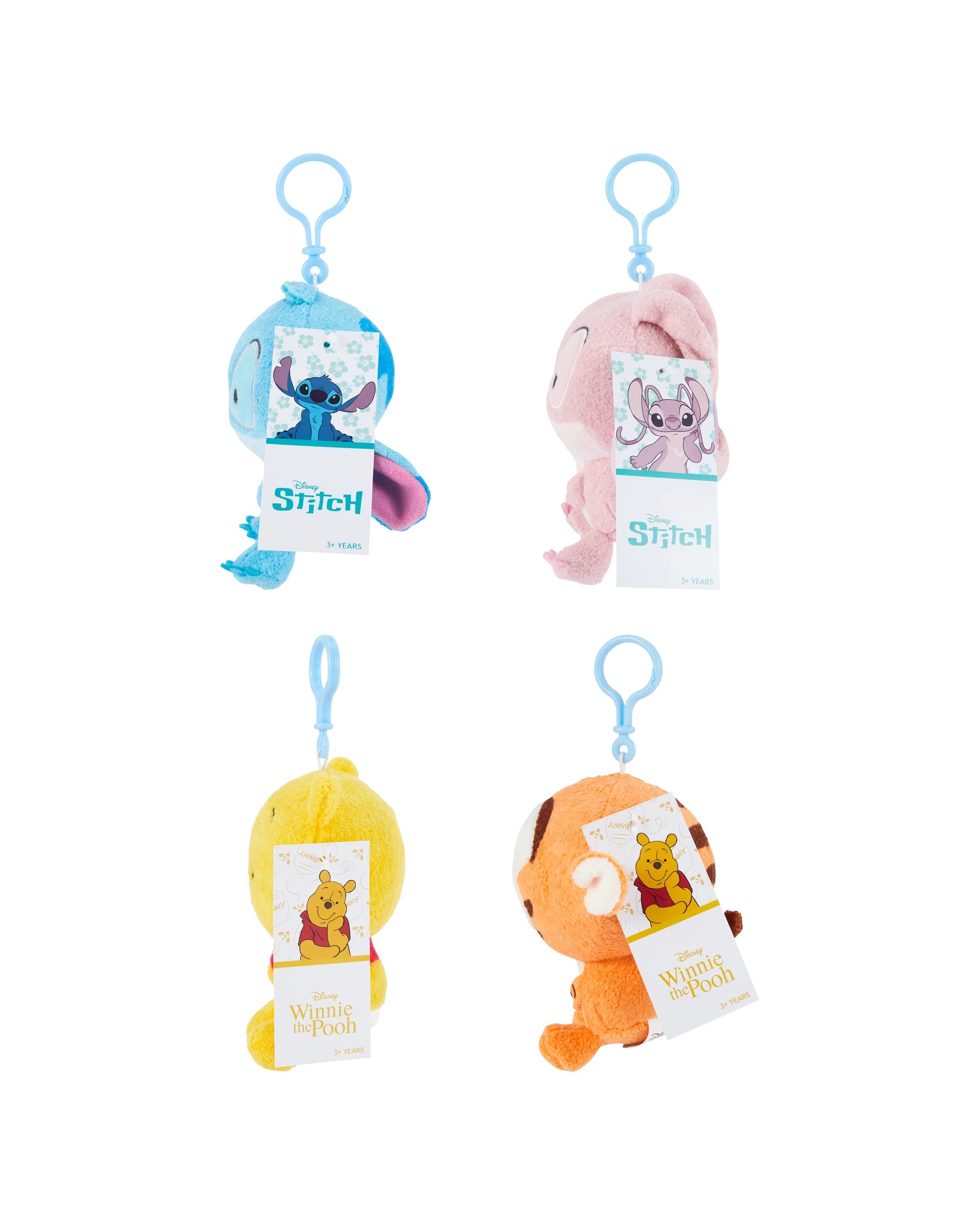 3 Disney Clip-On Plush - Assorted, 3 of 3