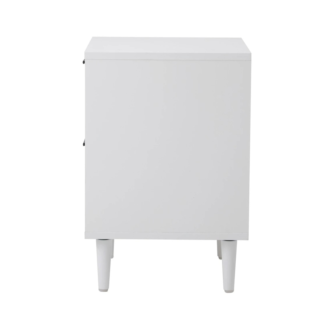 9 Oikiture Bedside Table Nightstand 2 Drawers Side End Table Storage
 - White, 9 of 10