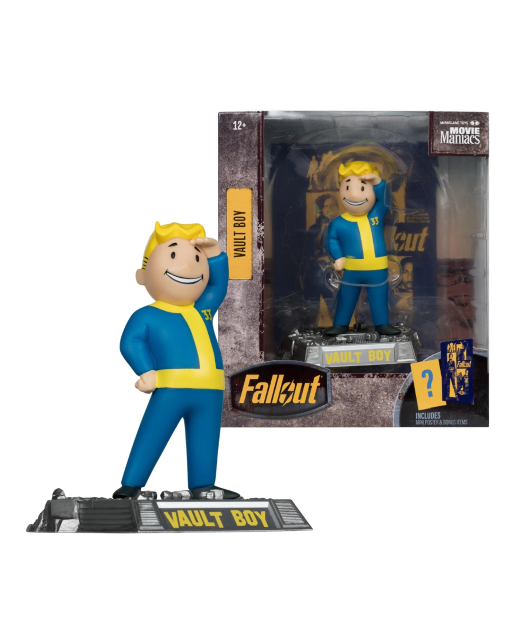 1 Movie Manics Fallout TV Season 2 Vault Boy Version 3 6 inch Posed Figure, 1 of 10
