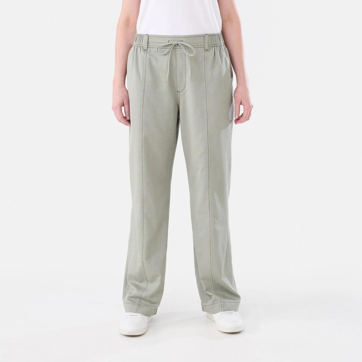 1 Relaxed Wide Leg Pants LIGHT KHAKI, 1 of 5