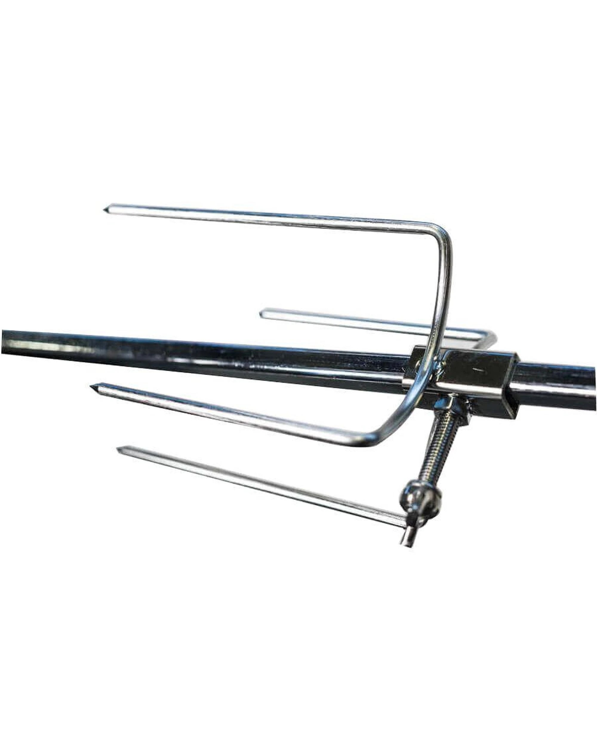 7 Flaming Coals Small 4 Prong Rotisserie Fork for Chicken - 10mm square x 2, 7 of 10