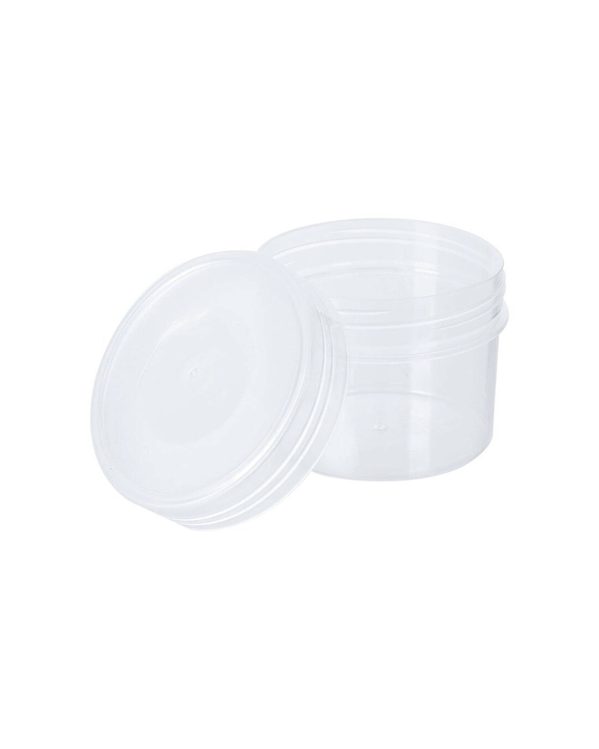 3 Lemon & Lime Keep Fresh 350ml/9cm Food Storer Stackable Storage Container W/lid
 - Clear, 3 of 4