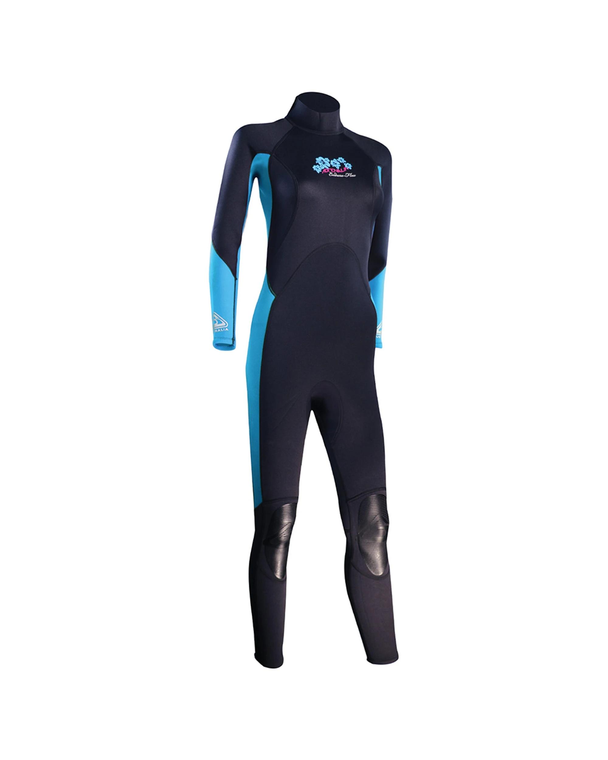 1 Adrenalin Enduro-Flex 3/2mm Ladies Steamer Wetsuit - 14 - Blue BLUE, 1 of 1