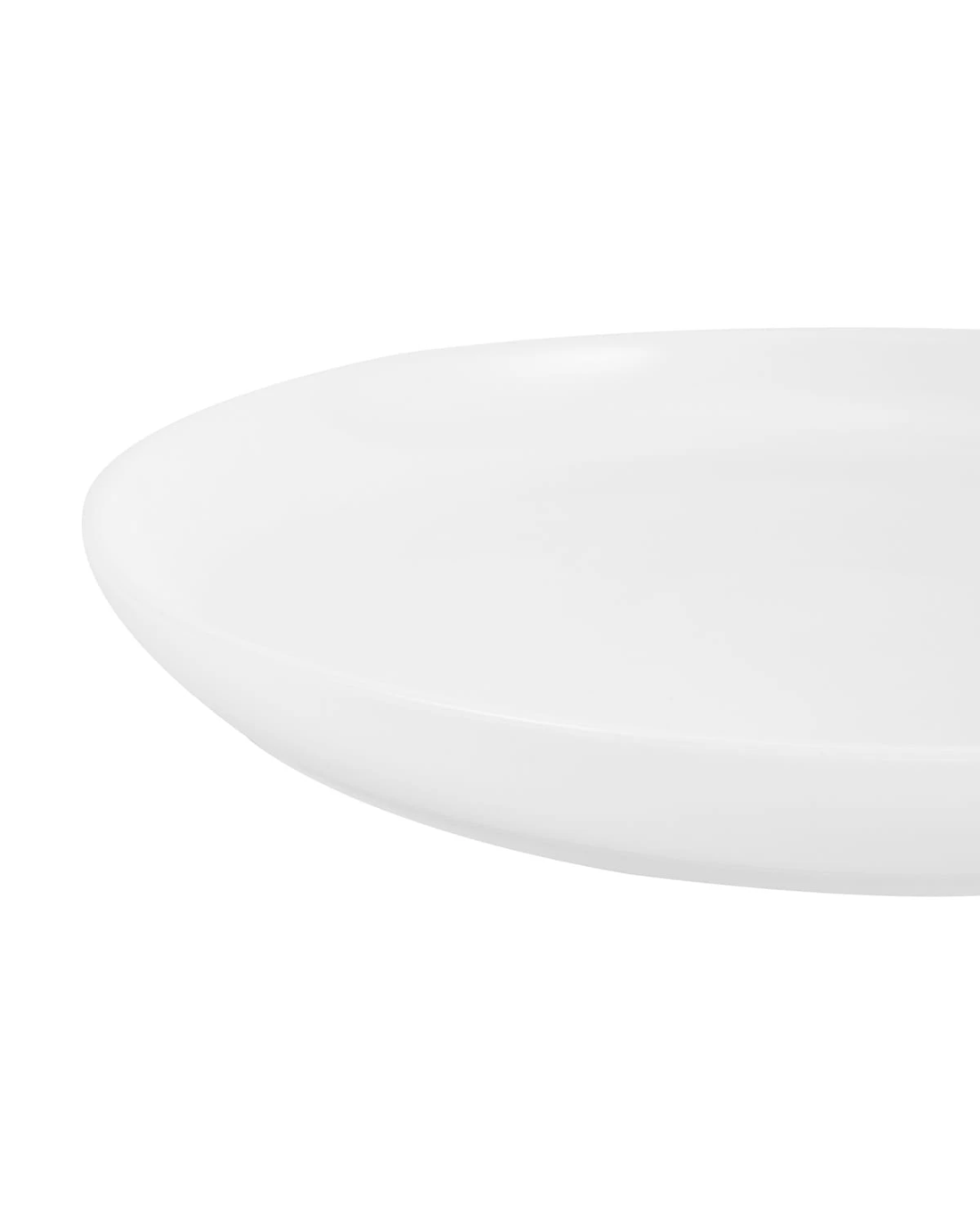2 White Round Platter, 2 of 5