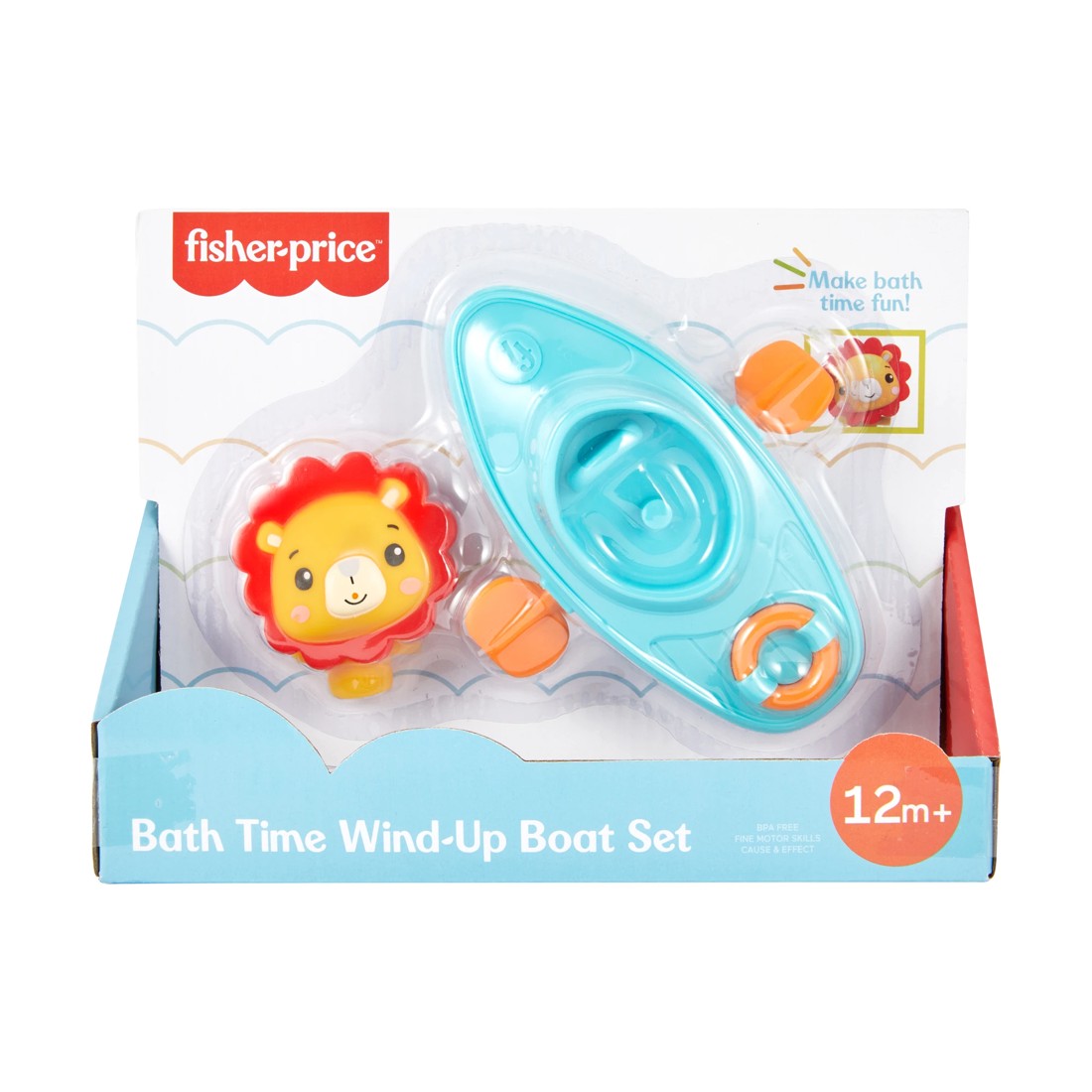 1 Fisher-Price Bath Time Wind-Up Boat Set, 1 of 8