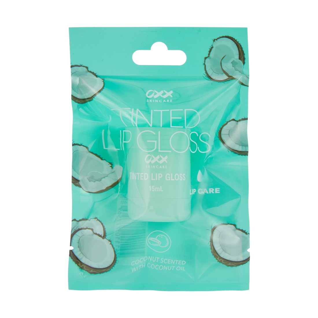 1 OXX Skincare Tinted Lip Gloss 15ml - Coconut Oil with Coconut Scented, 1 of 5