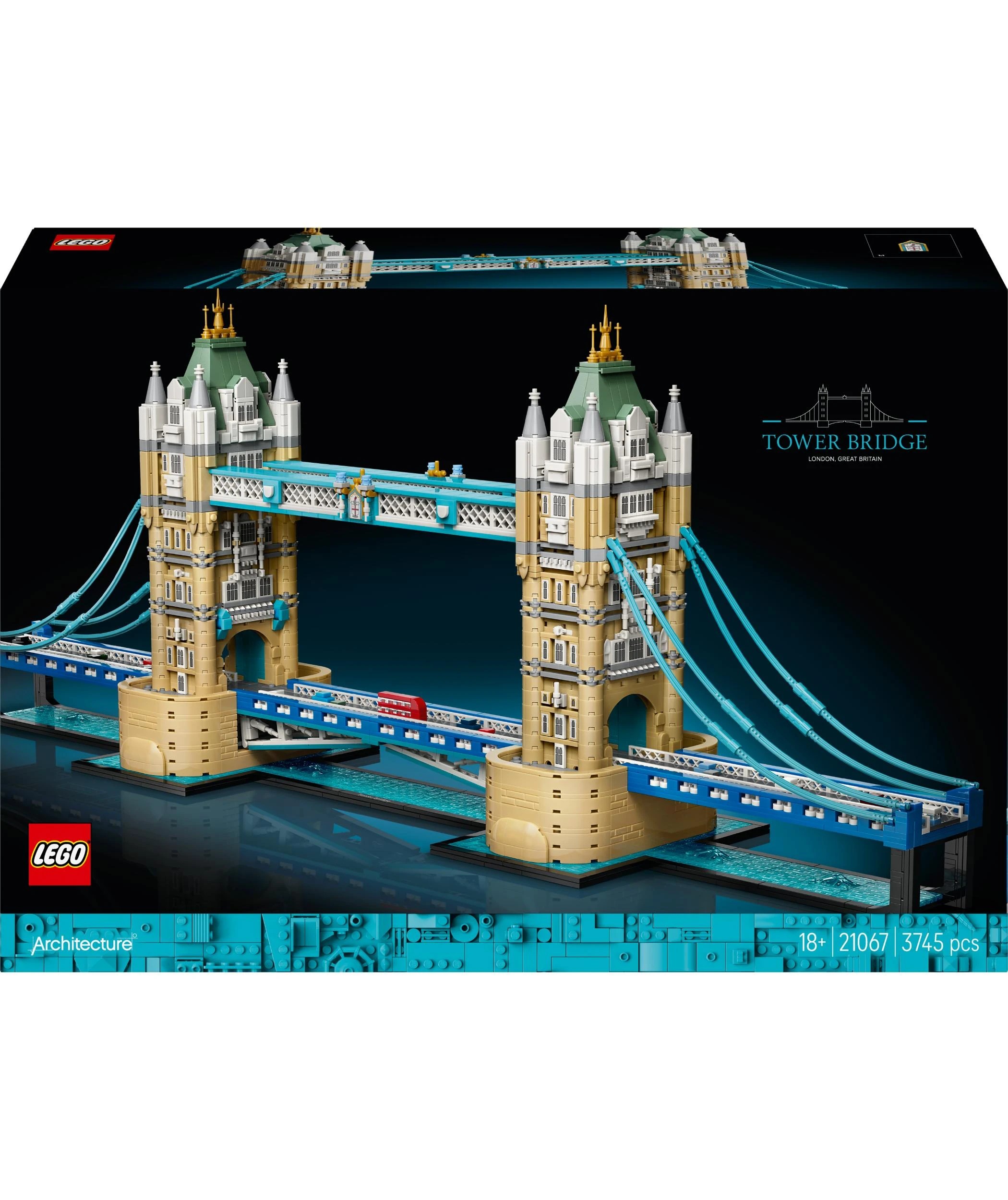 1 LEGO Architecture Tower Bridge 21067, 1 of 10