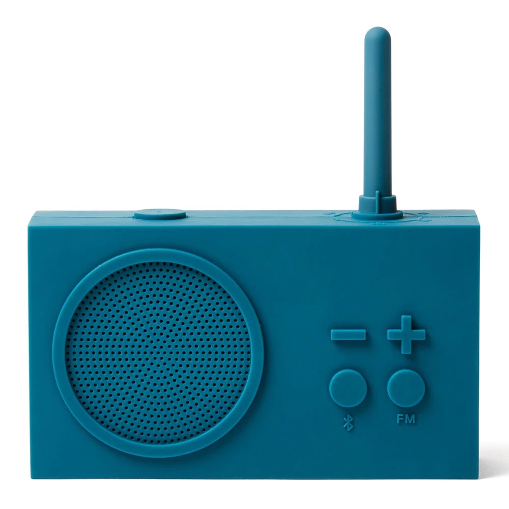1 Lexon Thykho 3 Fm Radio & Bluetooth Speaker - Blue, 1 of 5