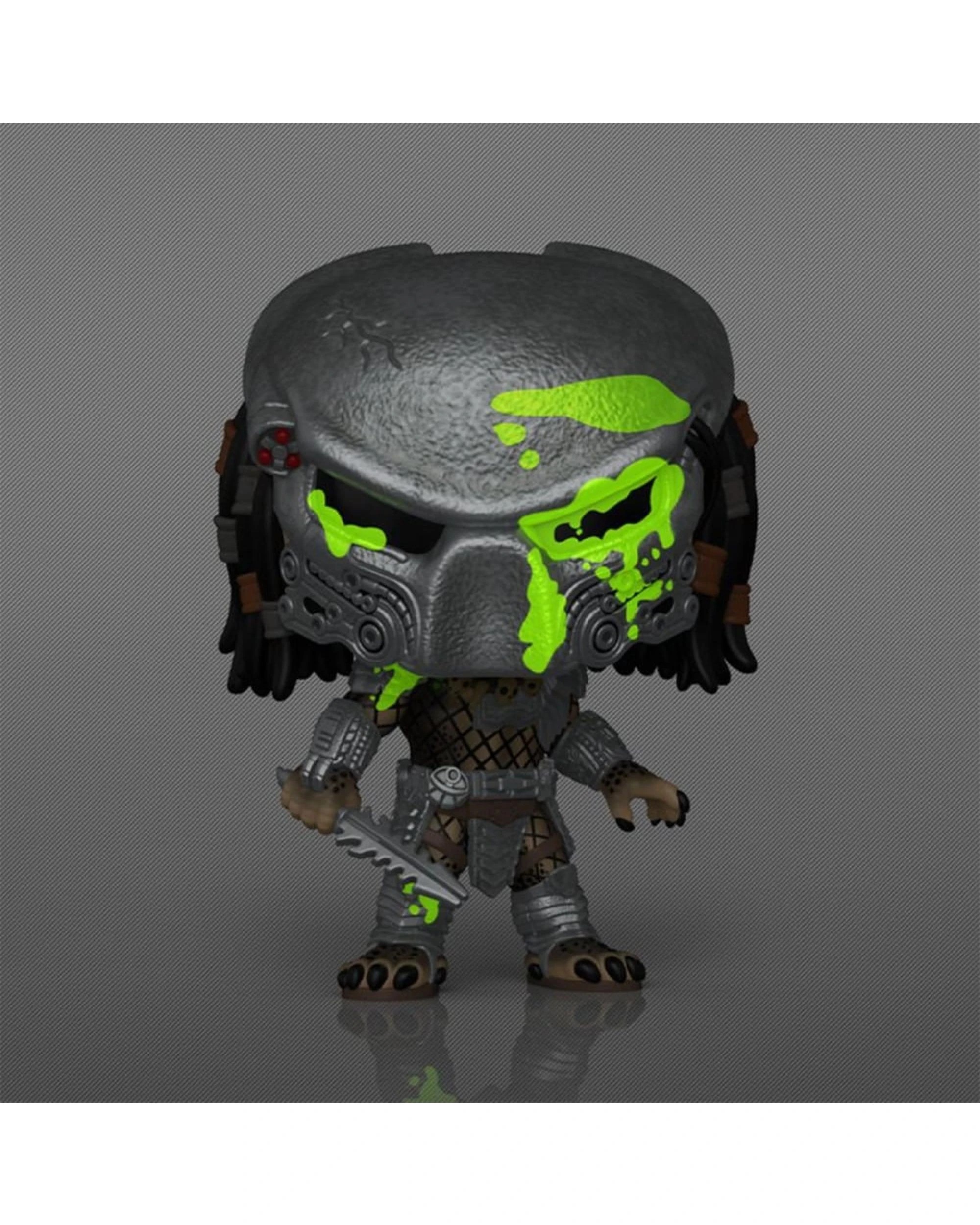 4 Alien Vs Predator Requiem Bull Predator Battle Damaged Funko Glow POP! Vinyl, 4 of 4