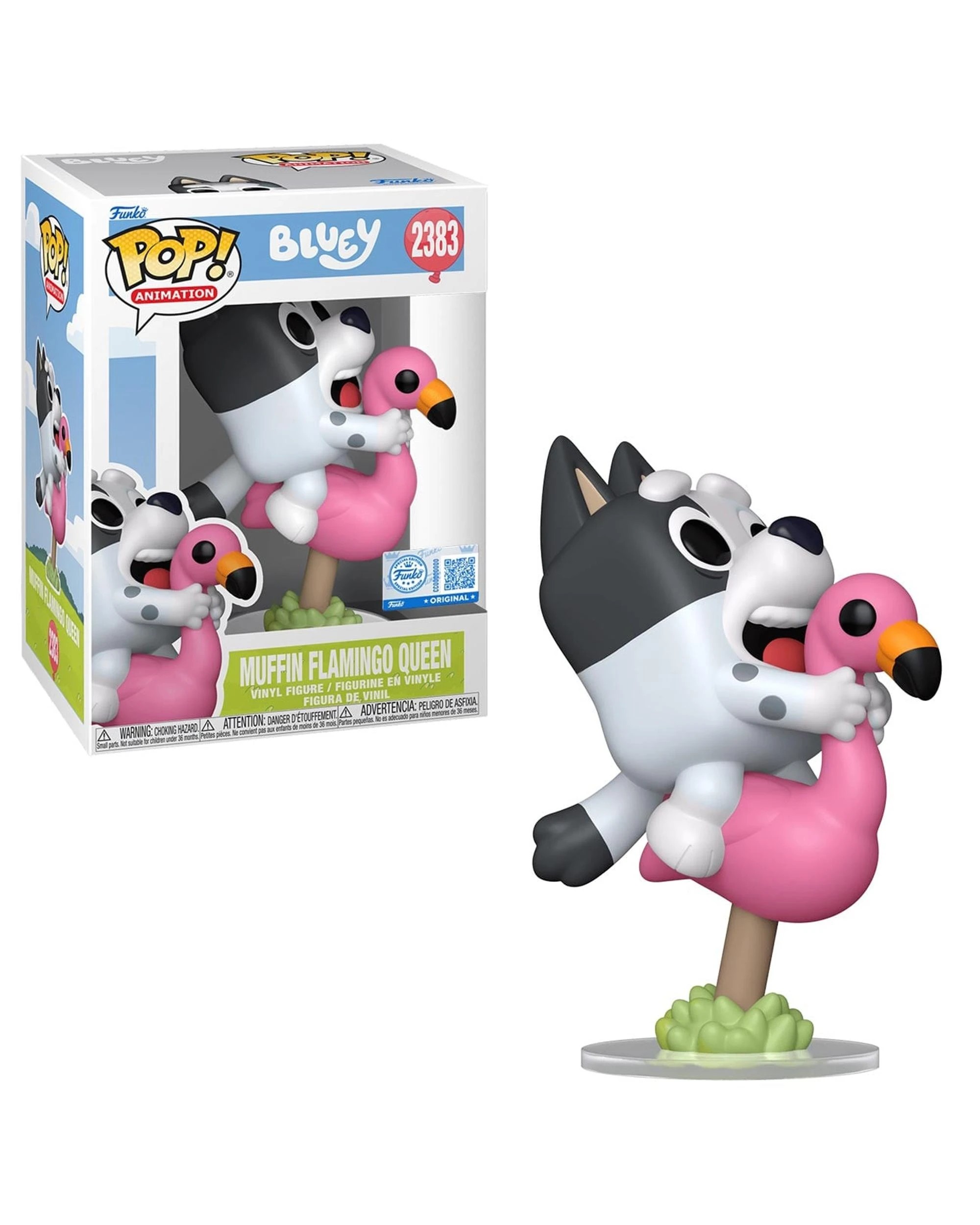 1 Bluey: Muffin Flamingo Queen Funko POP! Vinyl, 1 of 3