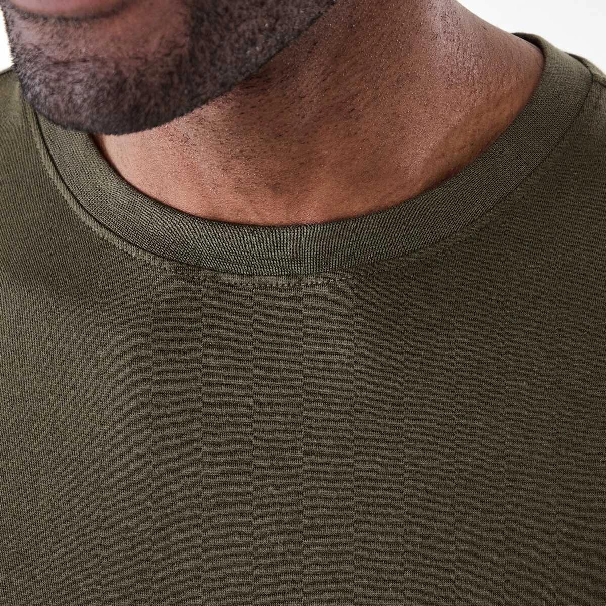 5 Australian Grown Cotton Longline T-shirt BEETLE, 5 of 6