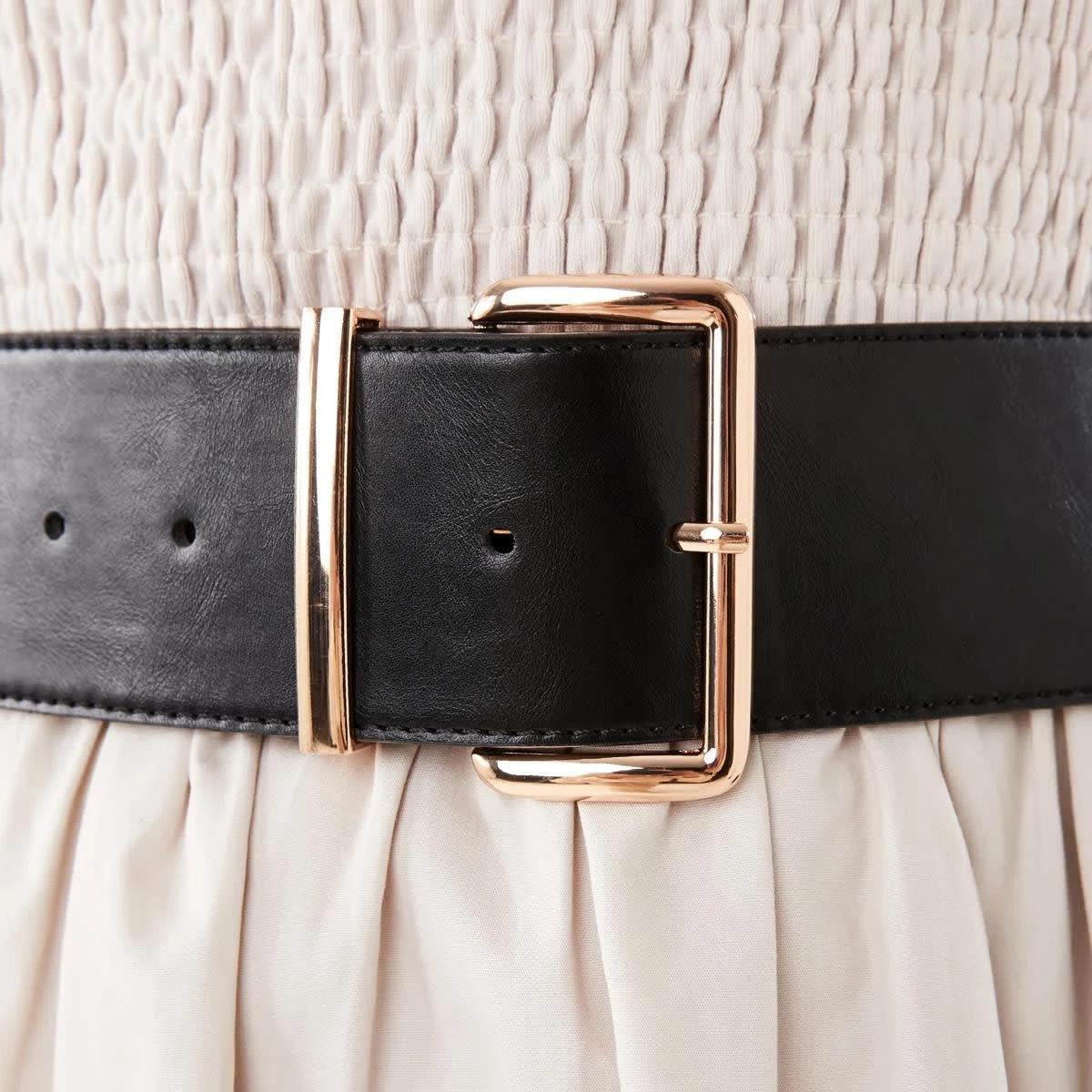 4 Wide Waist Belt BLACK, 4 of 4