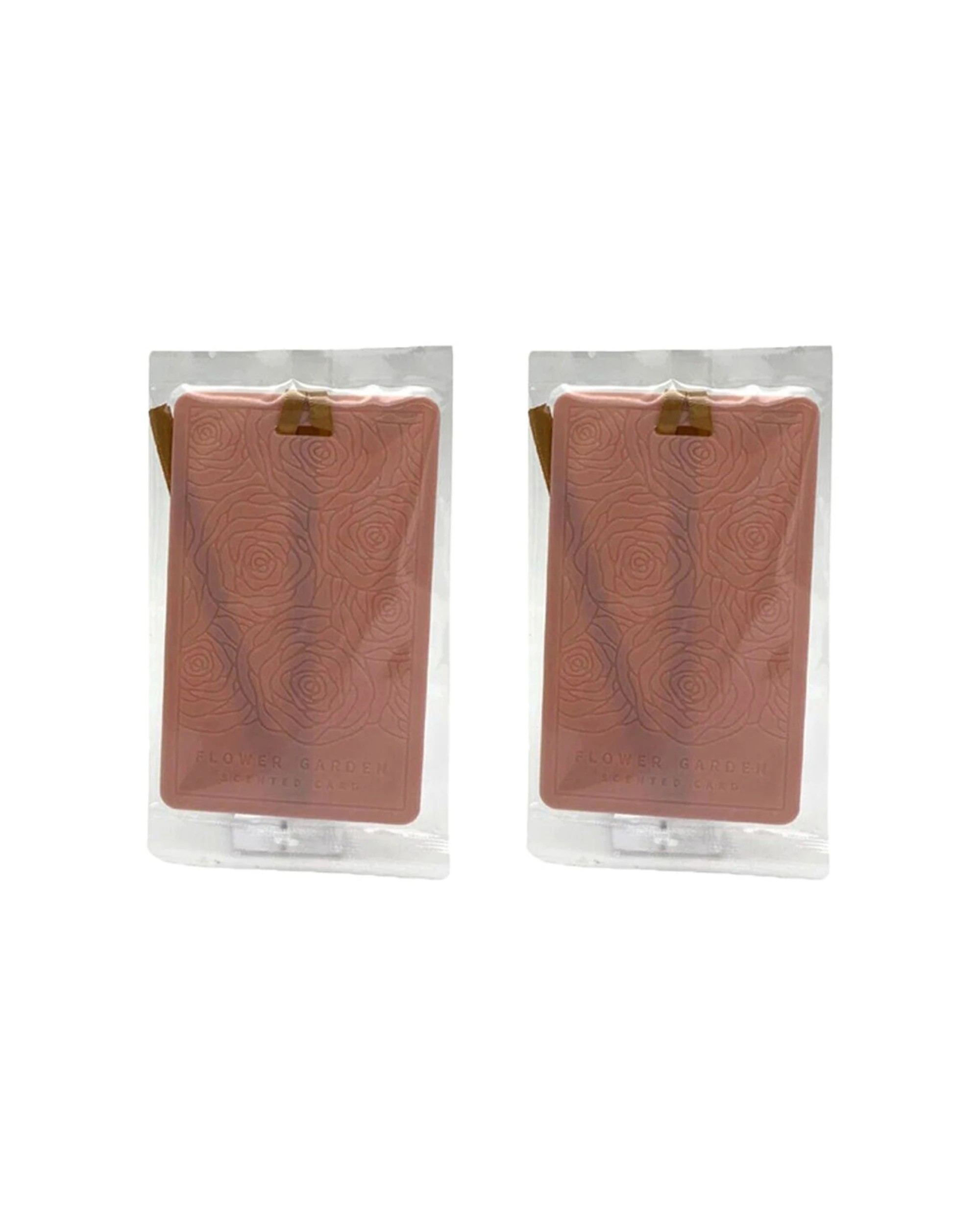 1 Bramble Bay 2x 2pc Fragrance Petal Car Air Freshener Set Country Garden - Pink, 1 of 5