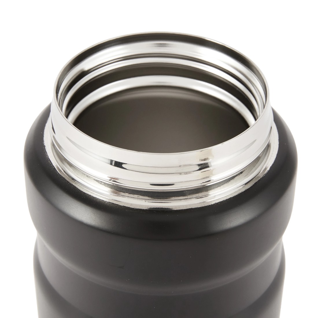 3 490ml Black Food Flask with Spoon, 3 of 7