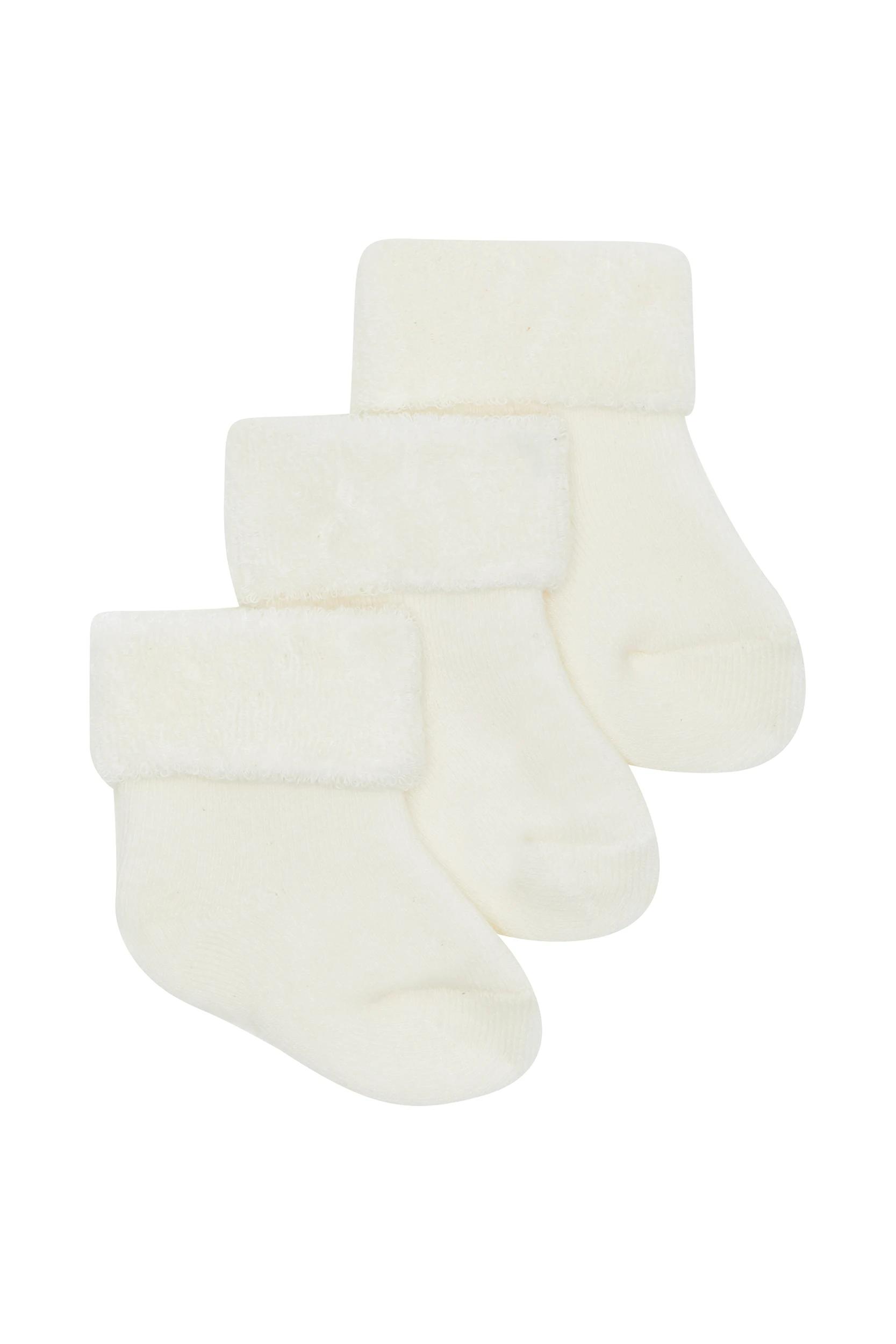 1 Bonds Baby Newbies 3 Pack Wondersocks MARSCAPONE, 1 of 3