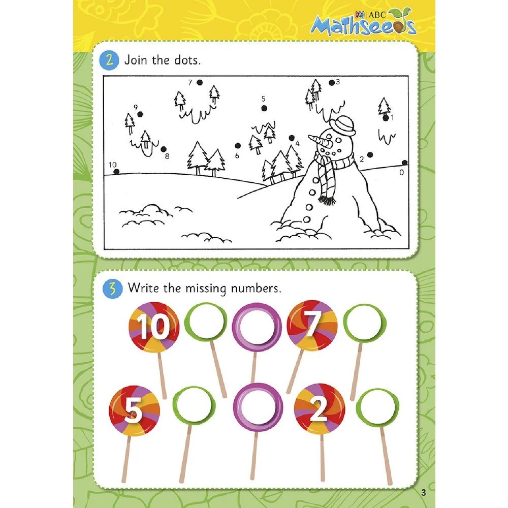 4 ABC Mathseeds Starting Out Activity Book 3, 4 of 4