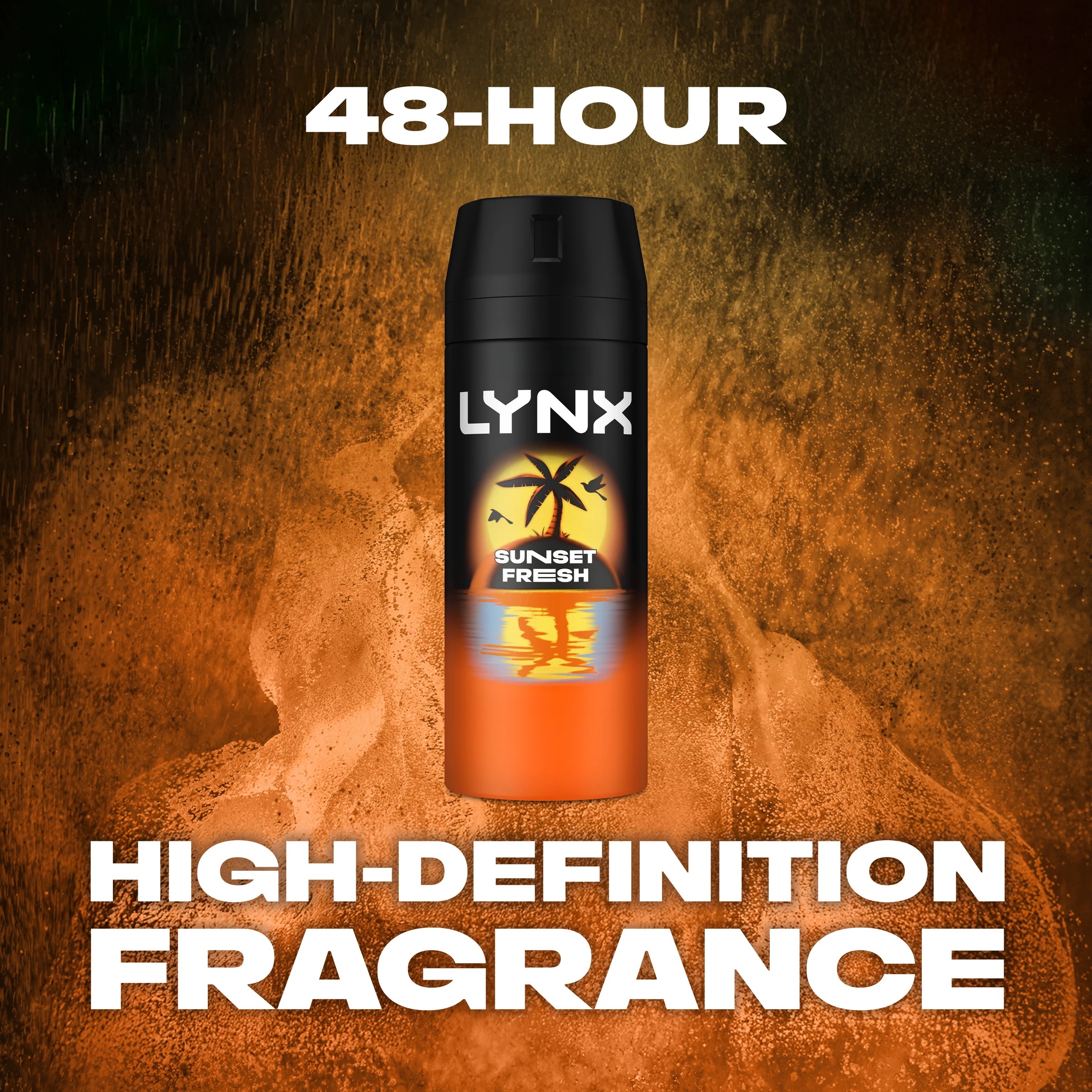 3 LYNX Sunset Fresh 48H Odour Protection Deodorant Bodyspray 165ml - Mango and Mandarin Scent, 3 of 8