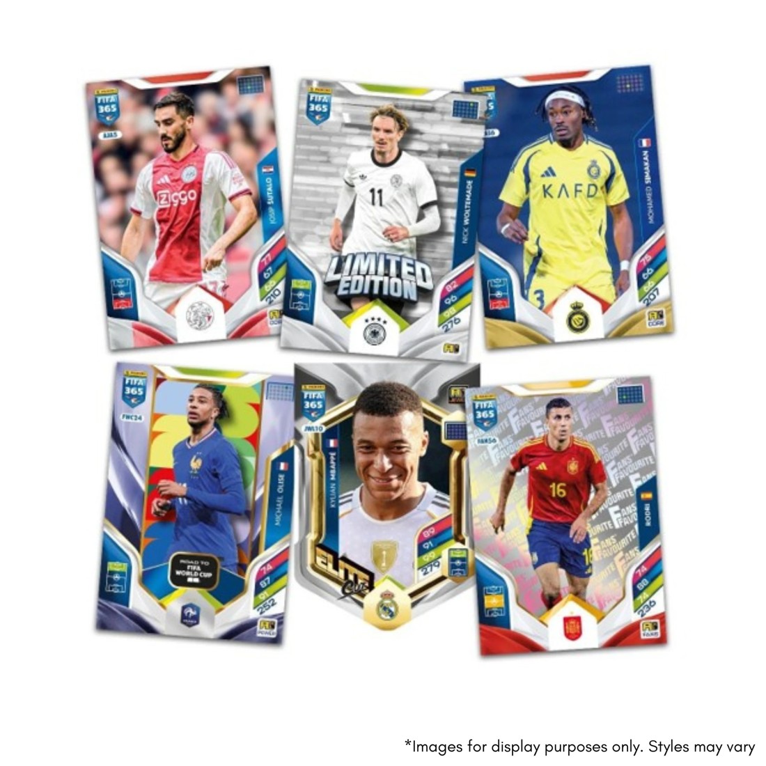 5 Panini FIFA 365 Adrenalyn XL 2026 Soccer Trading Cards Booster Pack - Assorted, 5 of 5
