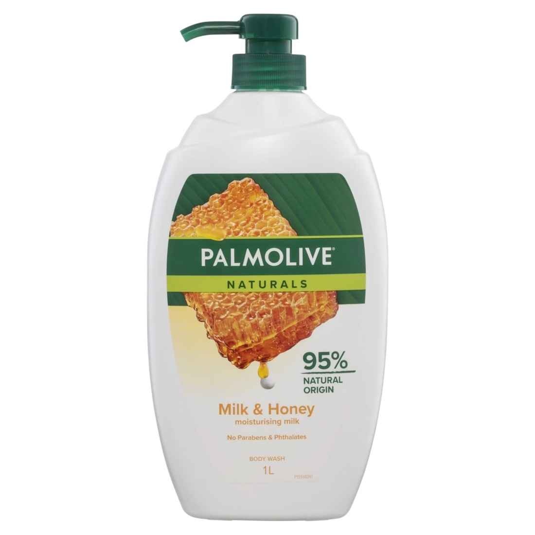 1 Palmolive Naturals Body Wash 1L - Milk & Honey, 1 of 9