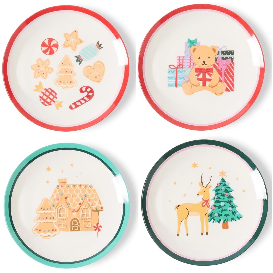 5 12 Days of Christmas Side Plates, 5 of 10