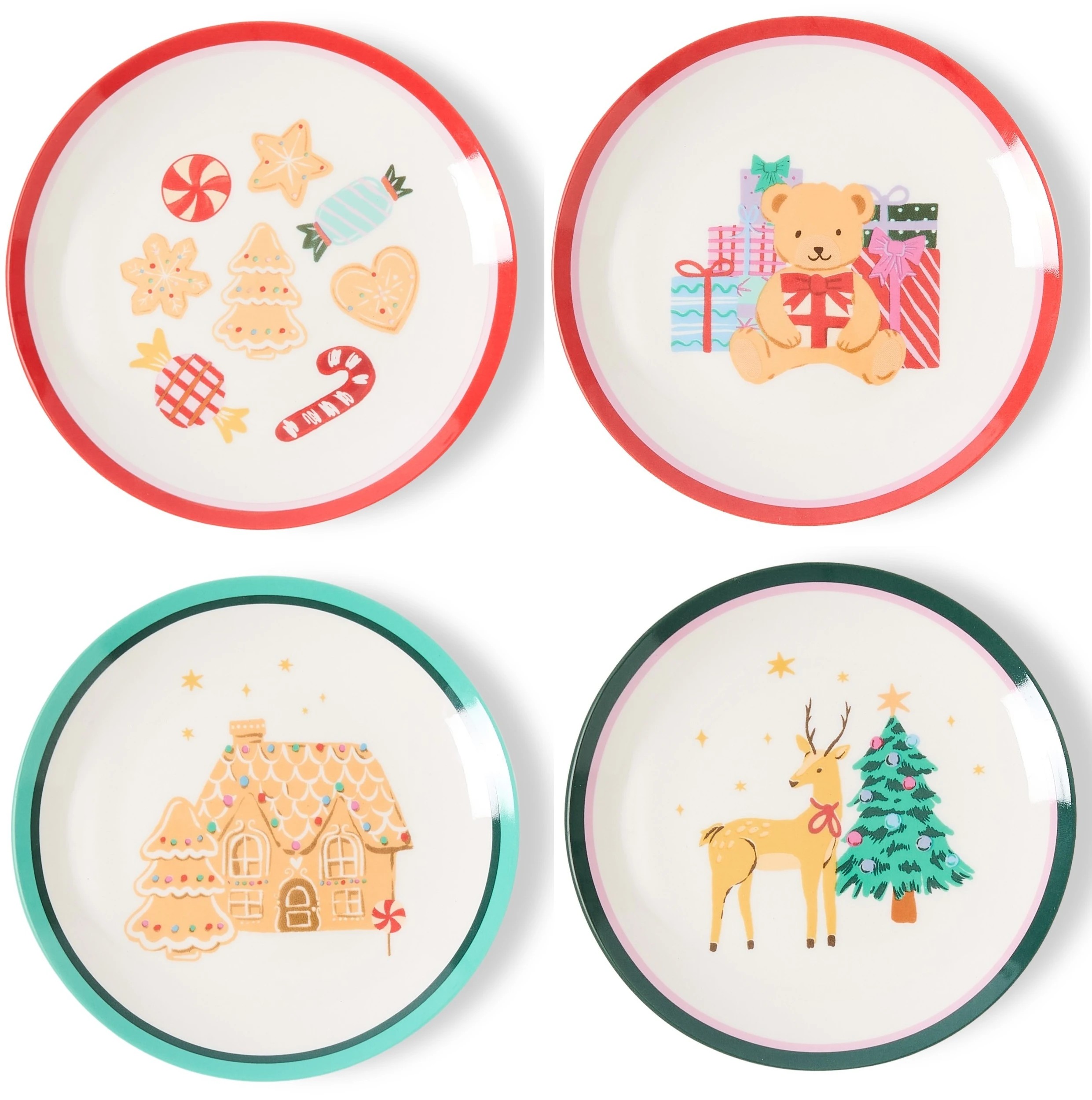 5 12 Days of Christmas Side Plates, 5 of 10