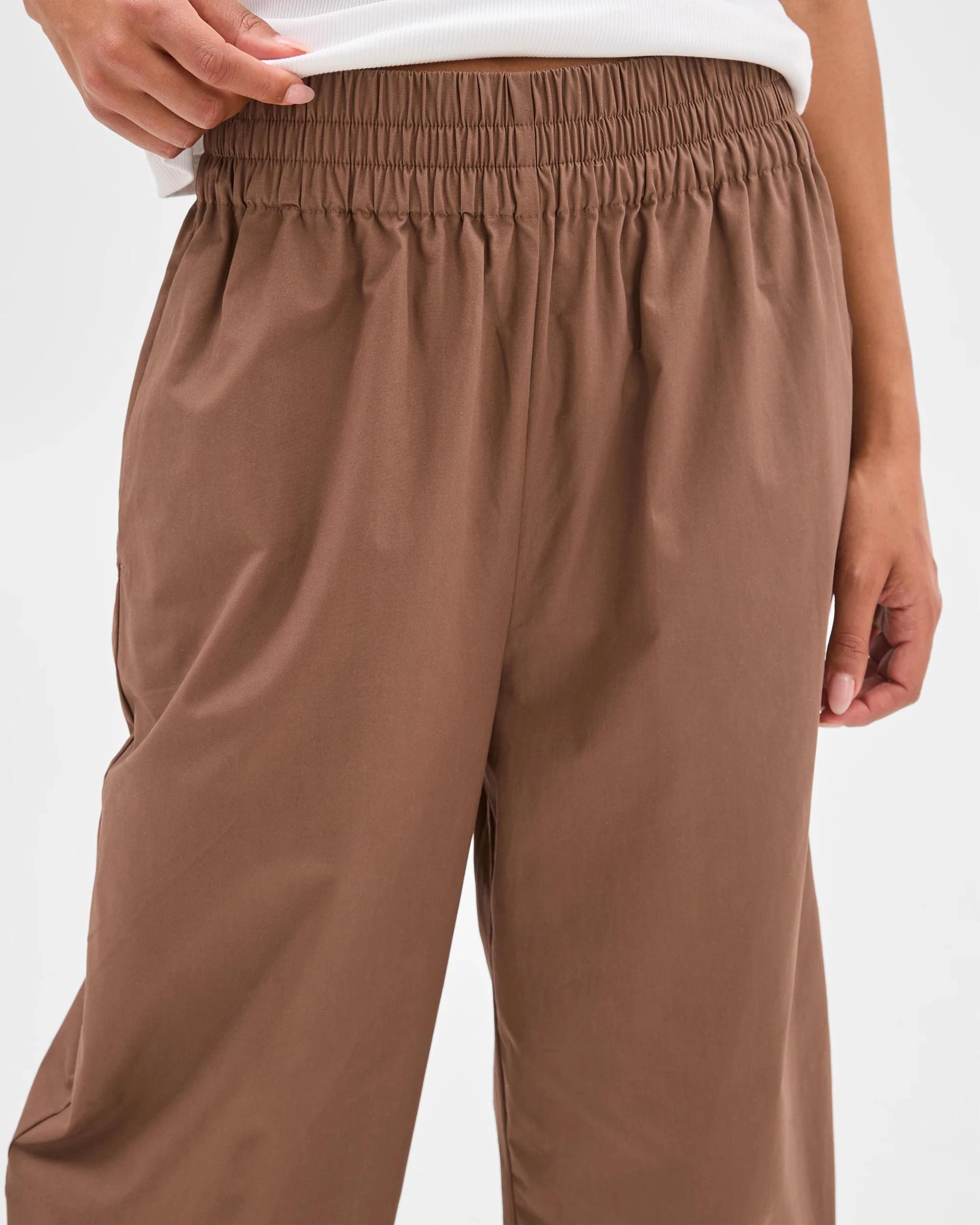 6 Target Button Hem Pants SOFT CHOCOLATE, 6 of 6
