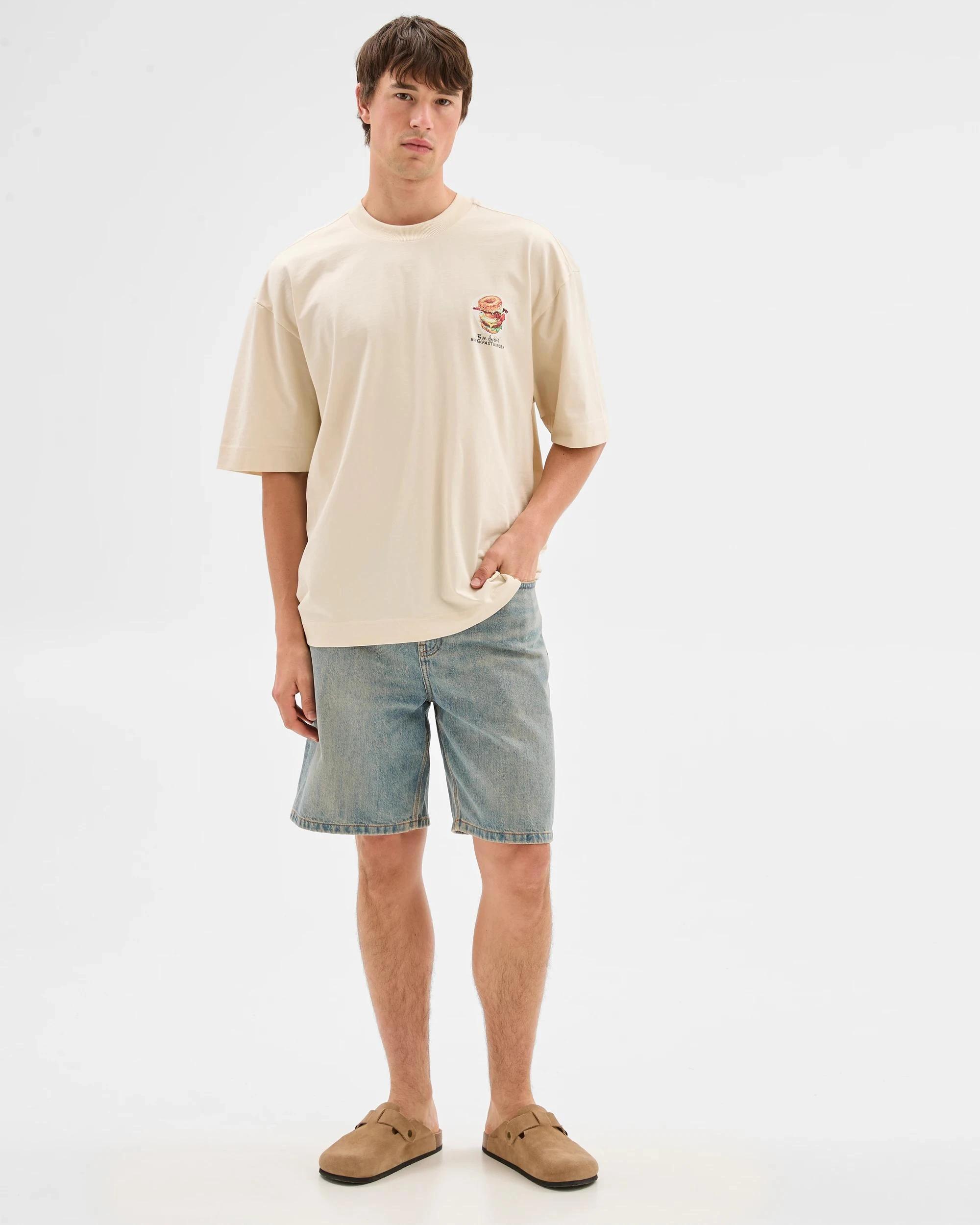 2 Australian Cotton Graphic T-Shirt - Commons BREAKFAST BURGER, 2 of 6