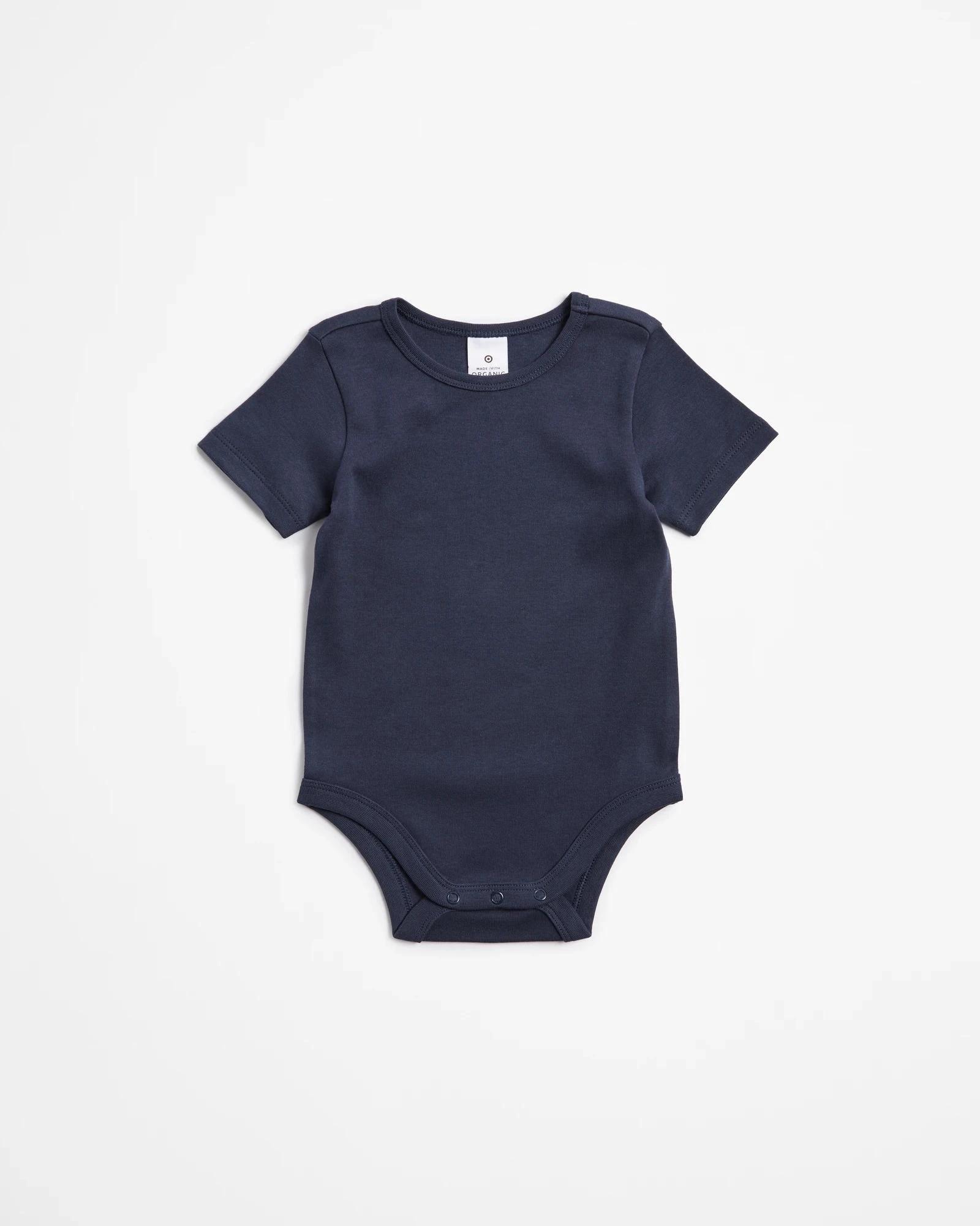 2 Target Baby Baby Organic Cotton Bodysuits 3 Pack - Blues BLUES, 2 of 5