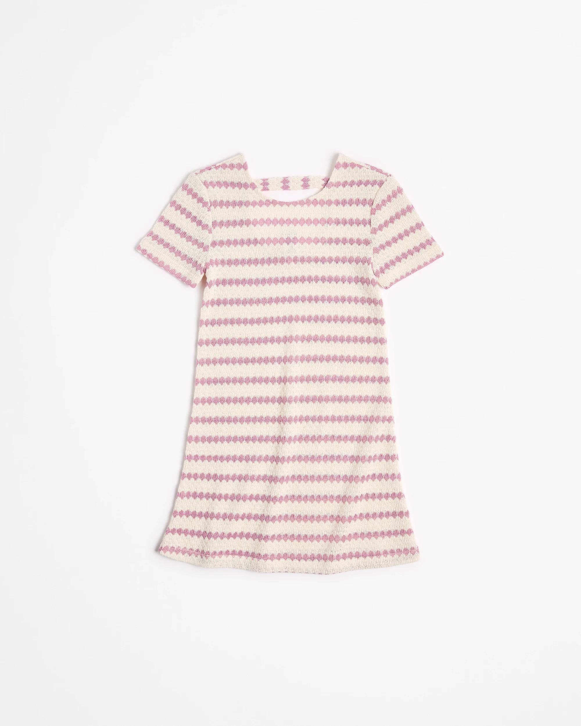 1 Target Textured Knit Dress PINK, 1 of 3