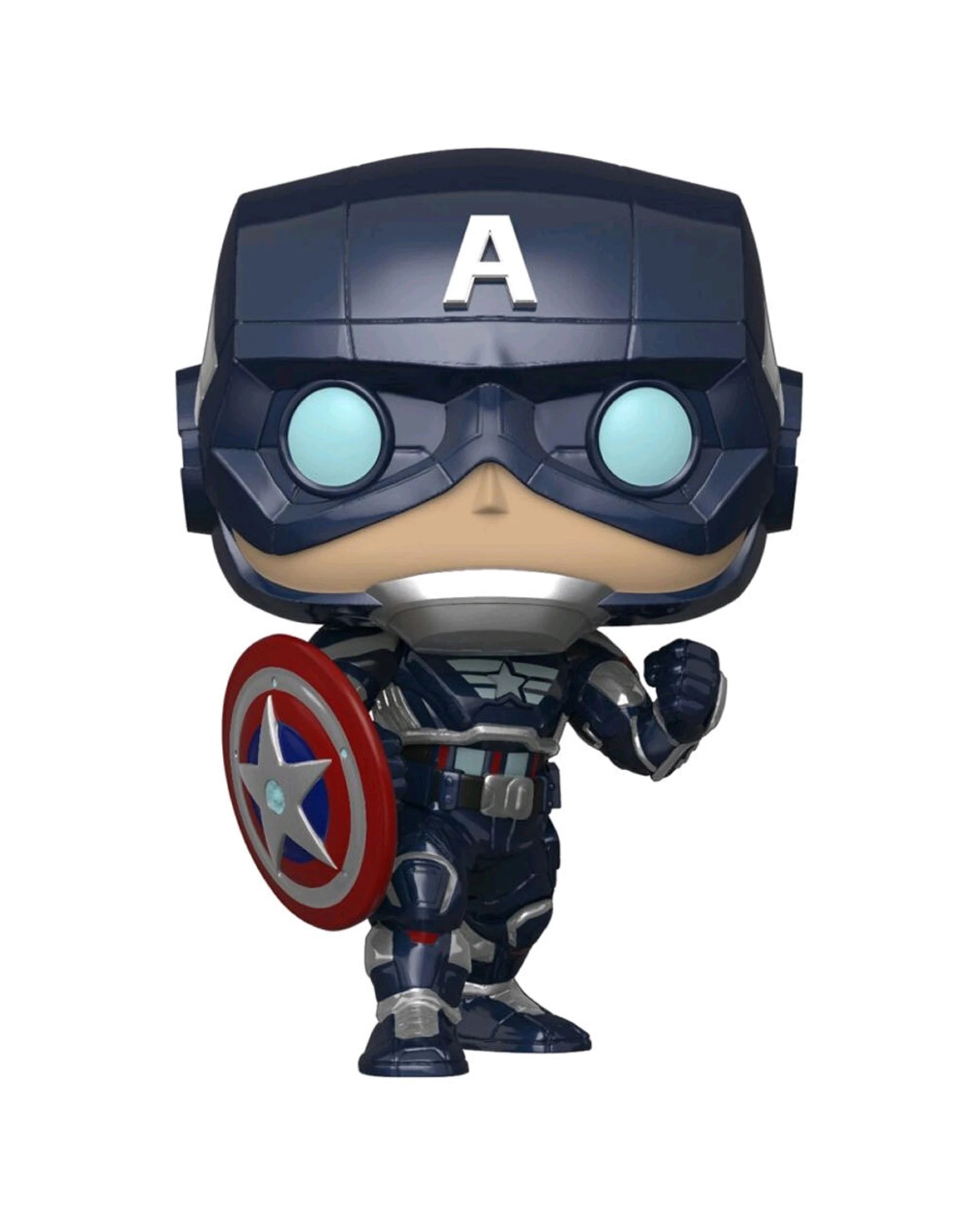 1 Pop Avengers Gamerverse - Captain America - Vinyl Action Figure 10Cm Collectible - Blue, 1 of 3