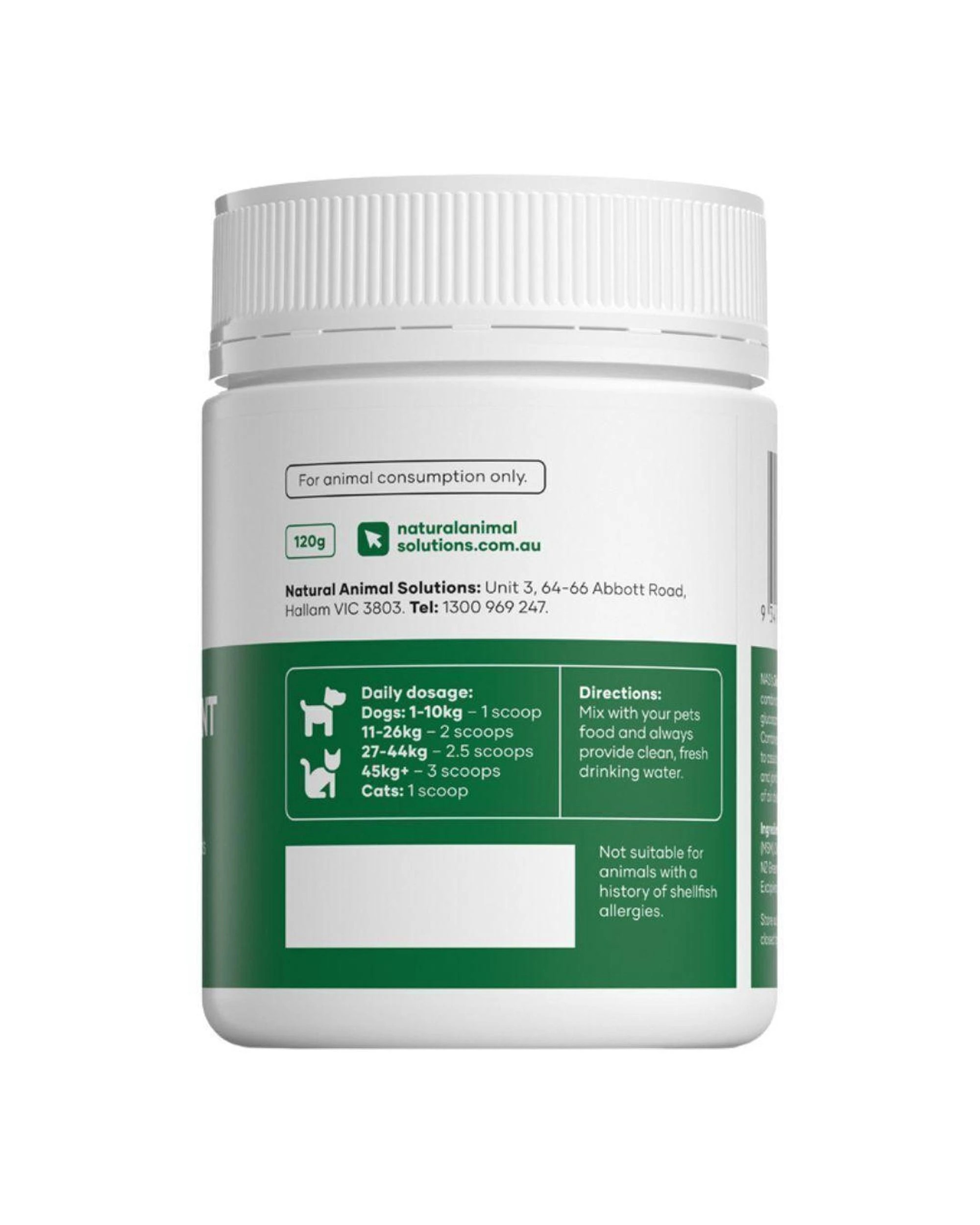 2 NAS Joint & Ligament Support Powder Supplement for Dogs & Cats 120g, 2 of 4