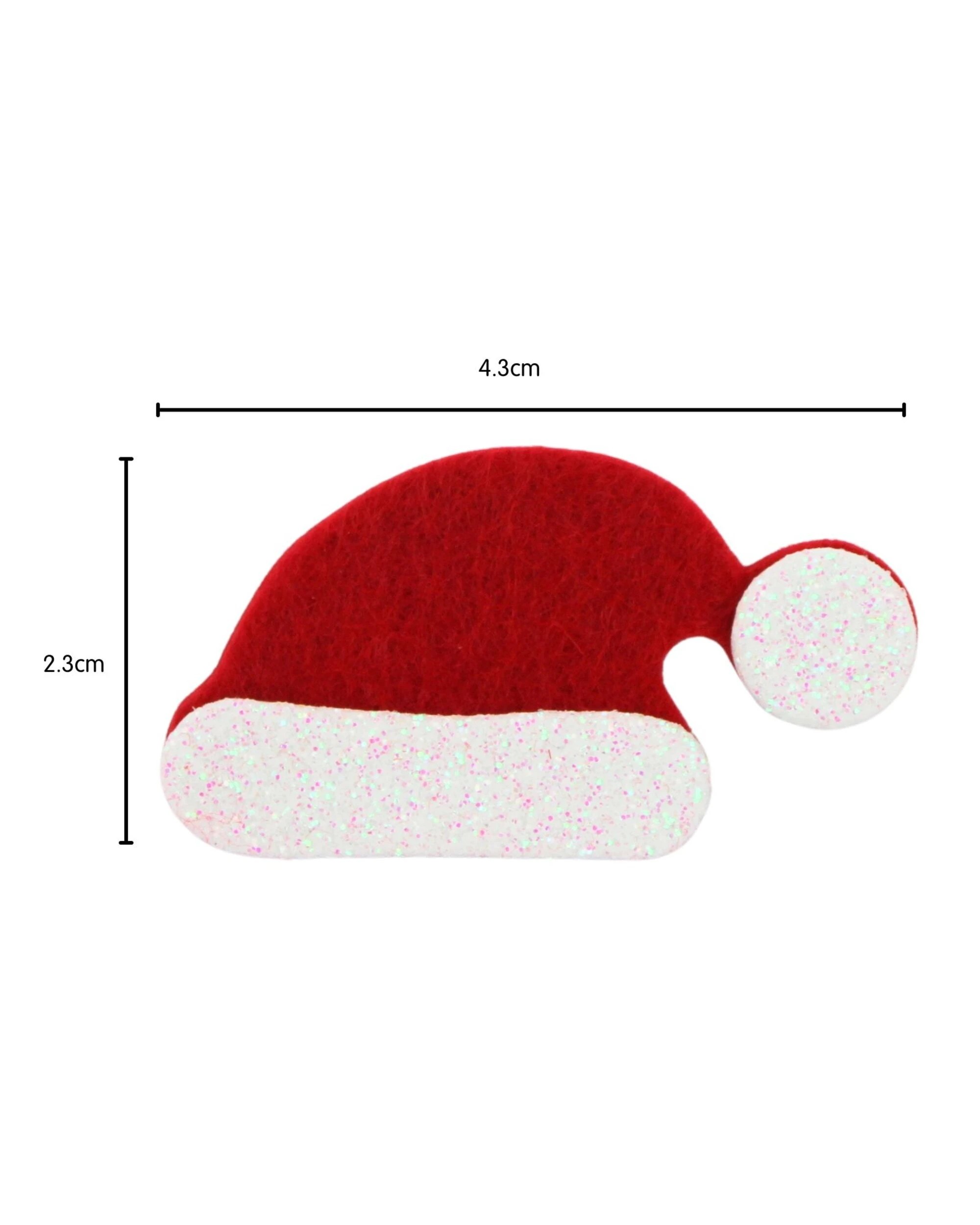 2 Artwrap Santa Hat Stickers Pack of 45 - Red, 2 of 4