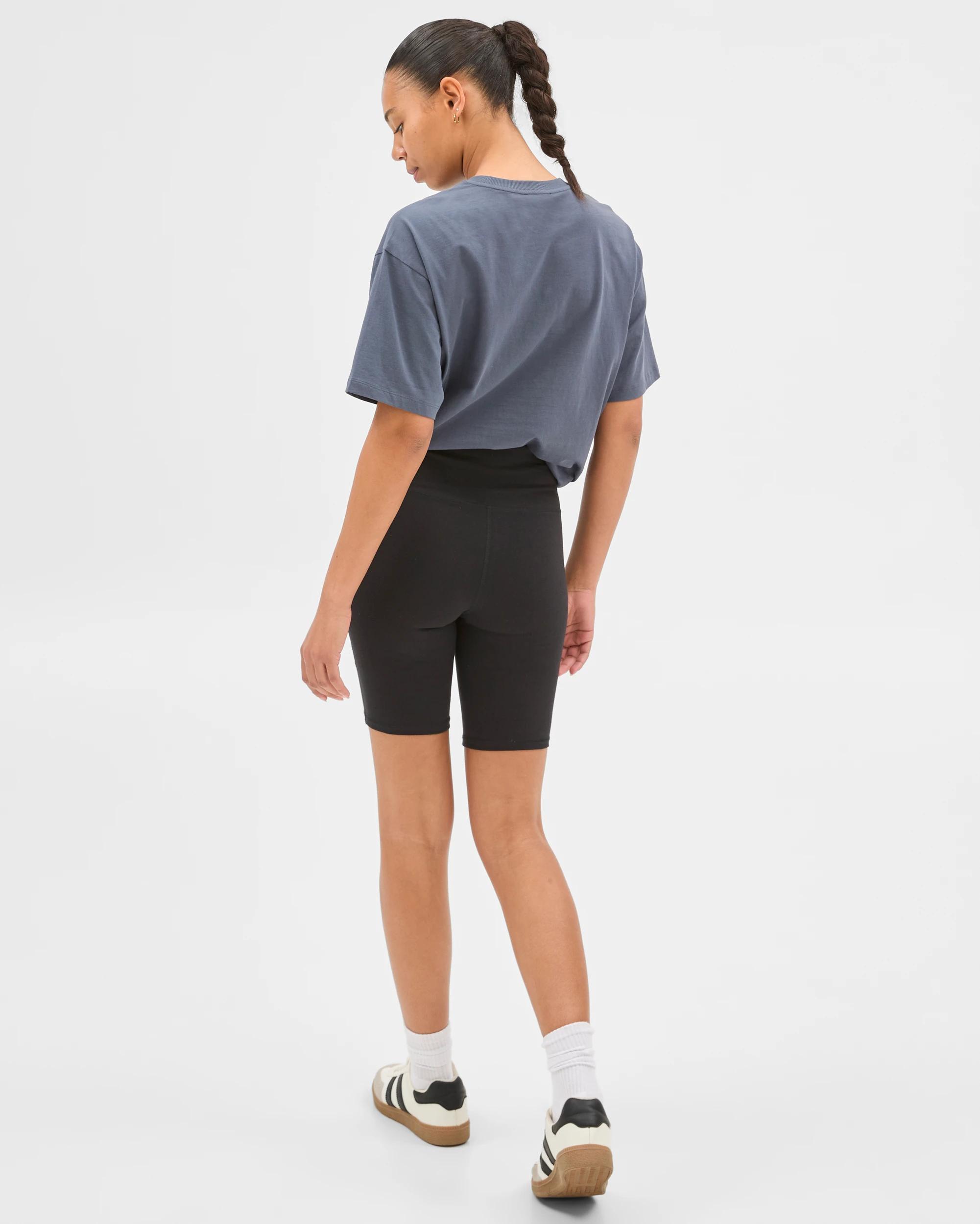 6 Target Active Australian Cotton Blend Long Length Bike Shorts BLACK, 6 of 6