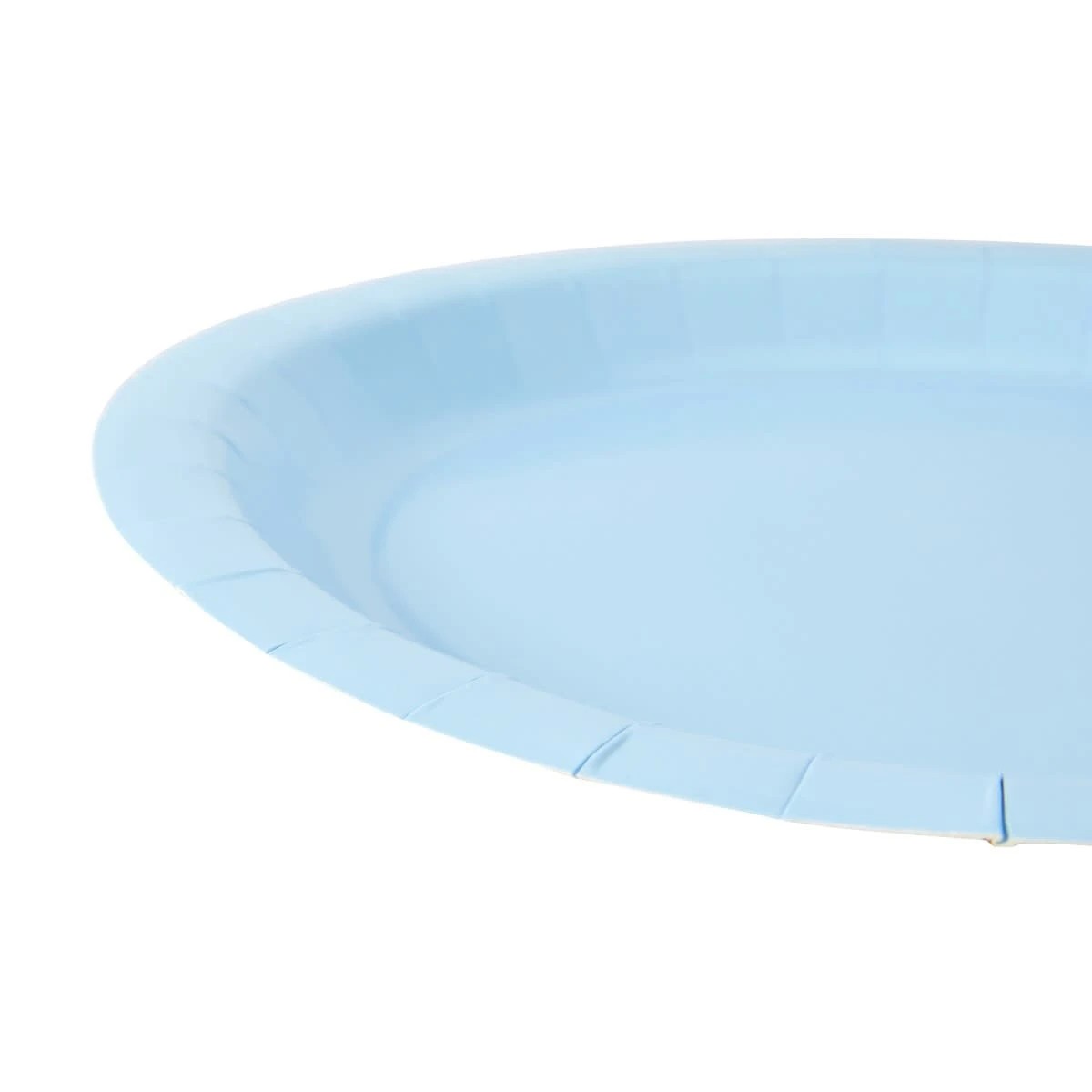 3 16 Piece Pastel Blue Paper Plates, 3 of 4
