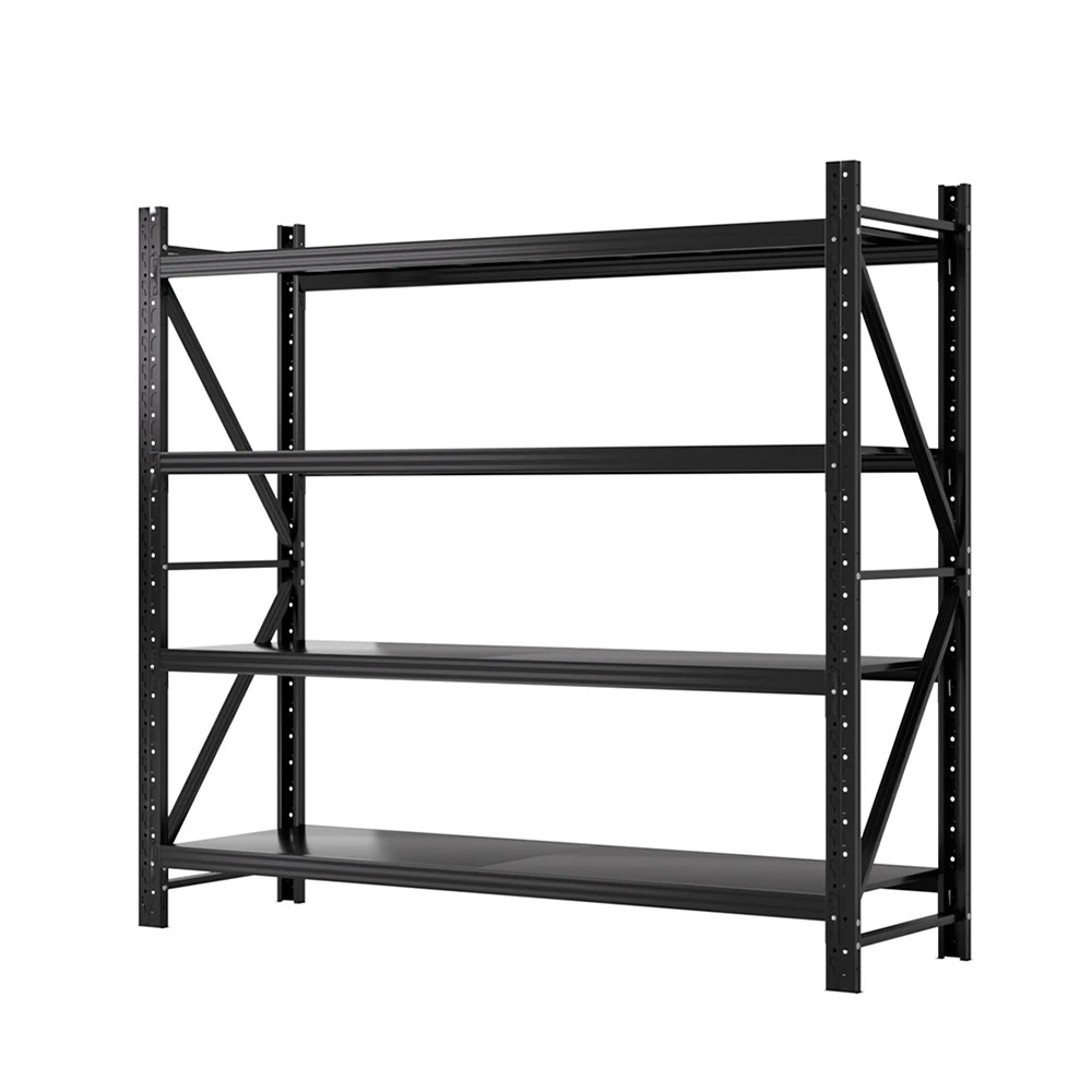 1 Giantz 2Mx1.8M Garage Shelving Warehouse Rack Pallet Racking Storage Shelf - Black, 1 of 6