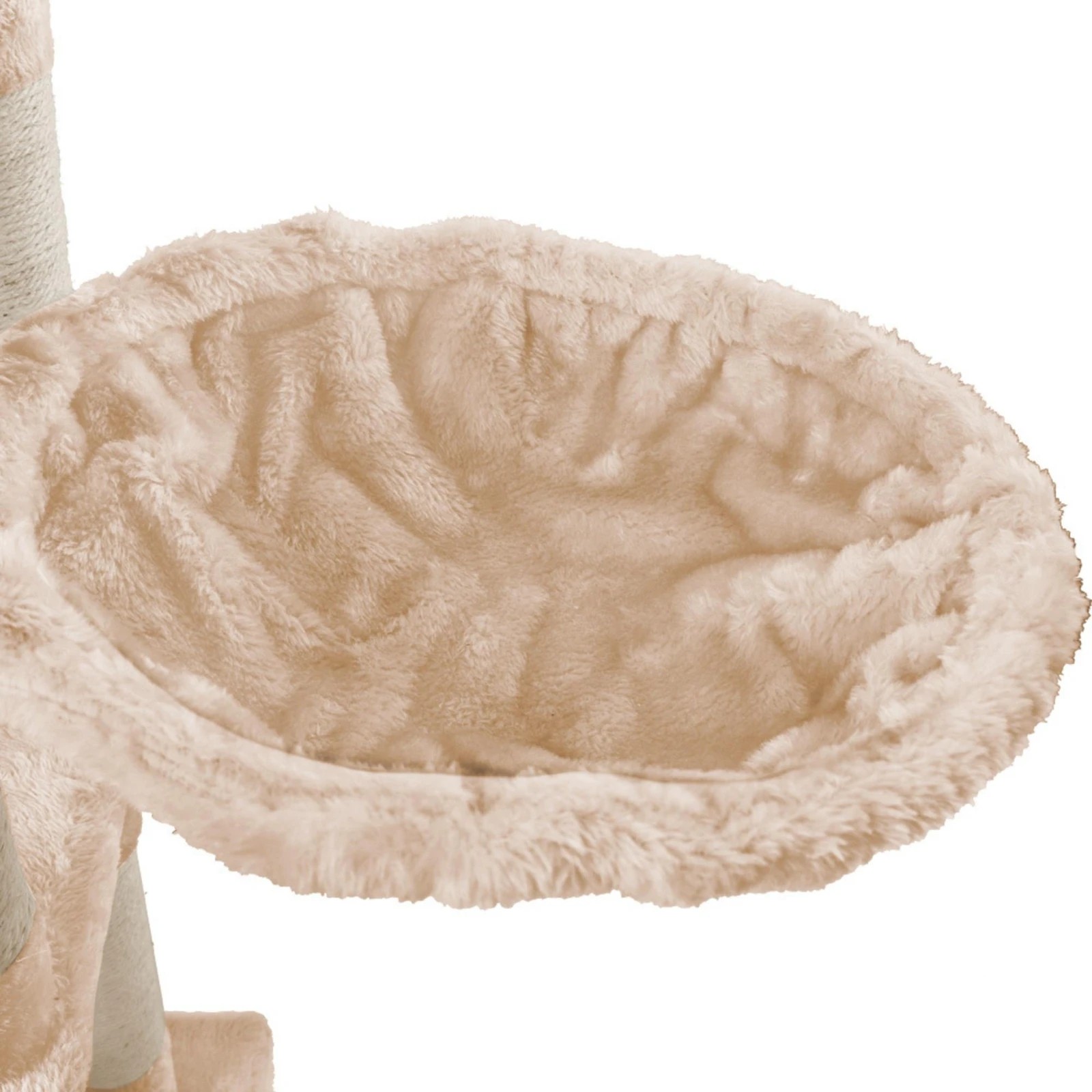 5 Beastie Cat Tree Scratching Post Scratcher Tower Condo House Furniture Wood 141CM - Beige, 5 of 6